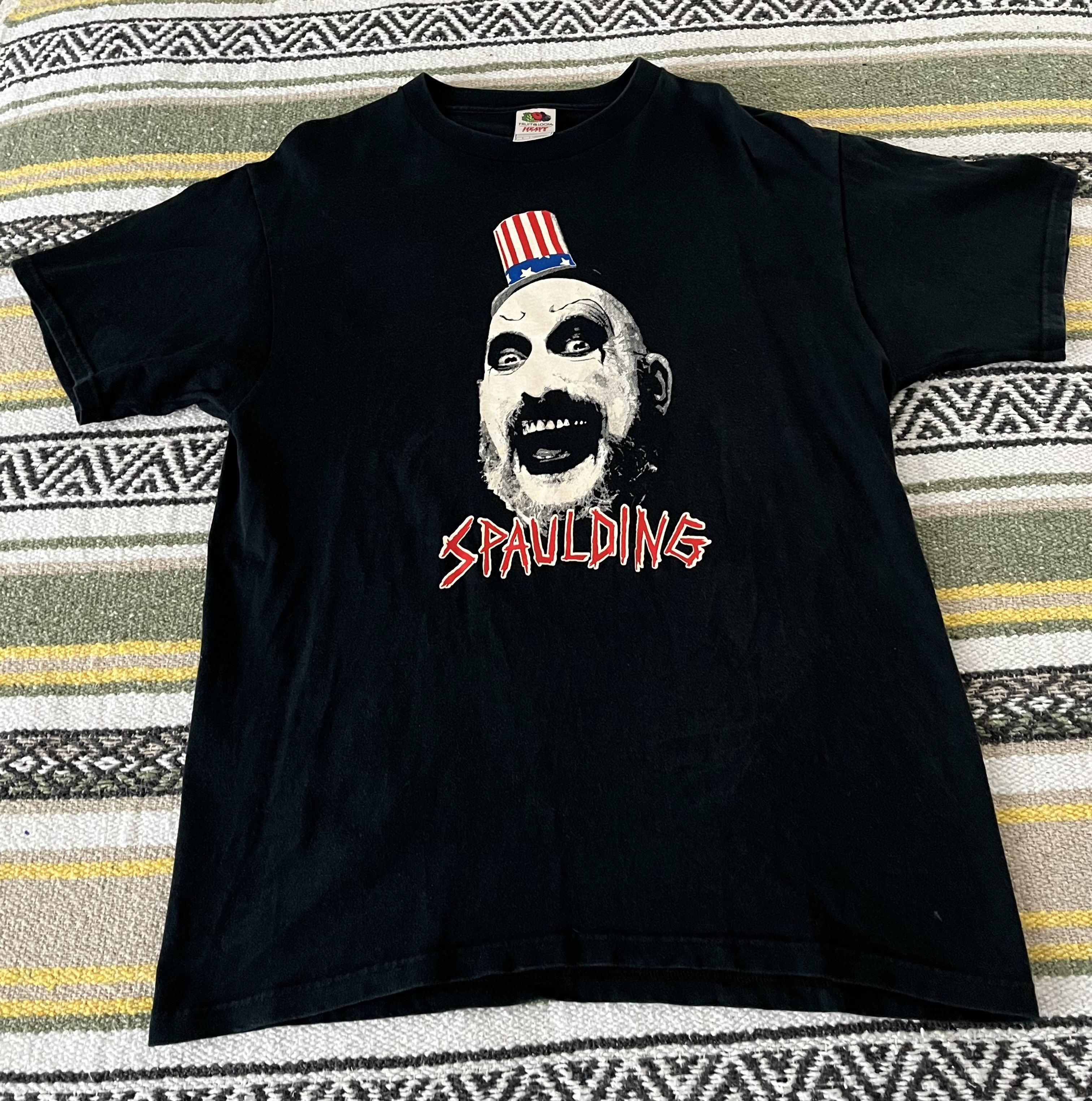 Expert Horror × Fruit Of The Loom House of 1000 Corpses CAPTAIN SPAULDING Horror Movie Tee Size US L / EU 52-54 / 3 - 3 Thumbnail