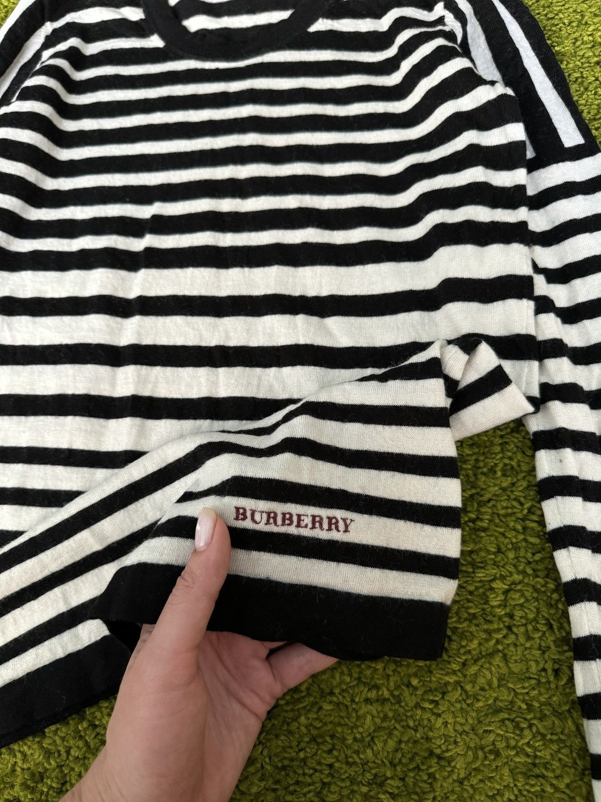 Burberry × Designer Burberry London 100% wool striped sweater Size S / US 4 / IT 40 - 7 Thumbnail