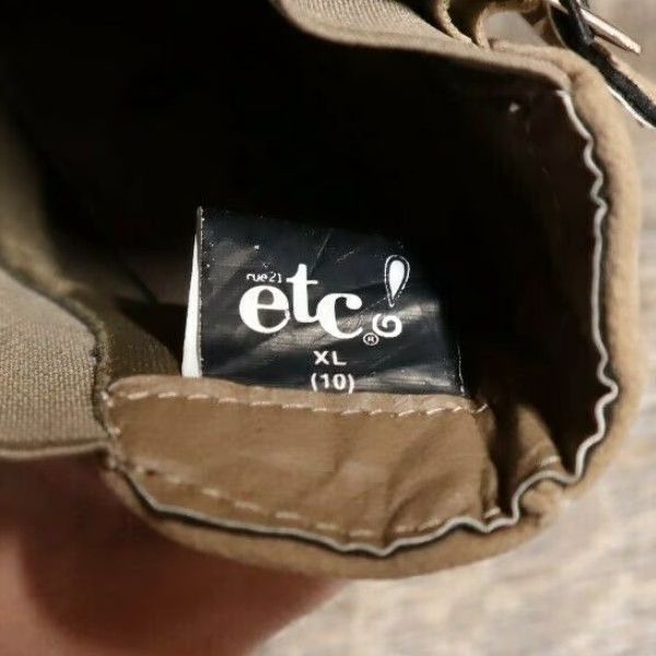 Vintage Rue 21 Etc! Wedges Beige Faux Suede Buckle Size 10 BRAND NEW Size US 10 / IT 40 - 7 Thumbnail