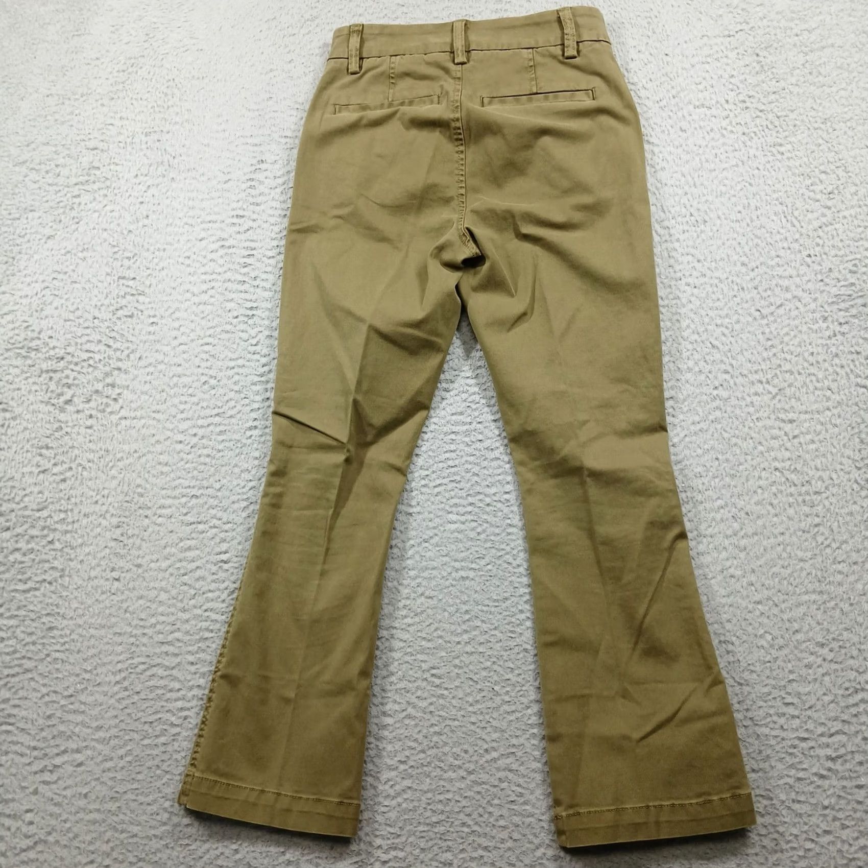 J.Crew J. Crew Sammie Chino Pants Crop Slim Kick Flare Green Womens 23 NWT Moss Size 40" / US 18 - 2 Thumbnail