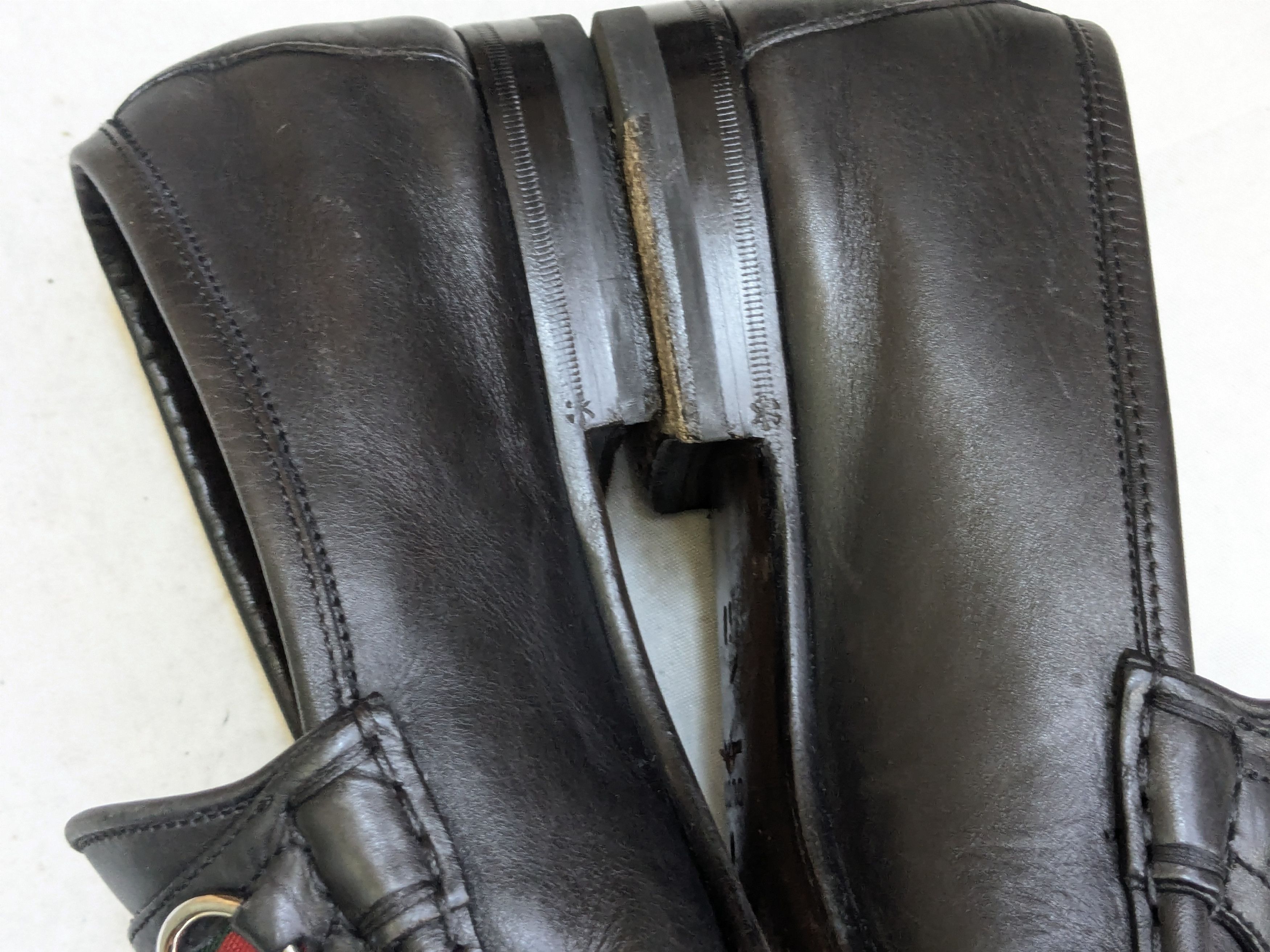 Gucci Gucci Horsebit Black Leather 6.5 Snaffle Size US 6.5 / EU 39-40 - 12 Thumbnail
