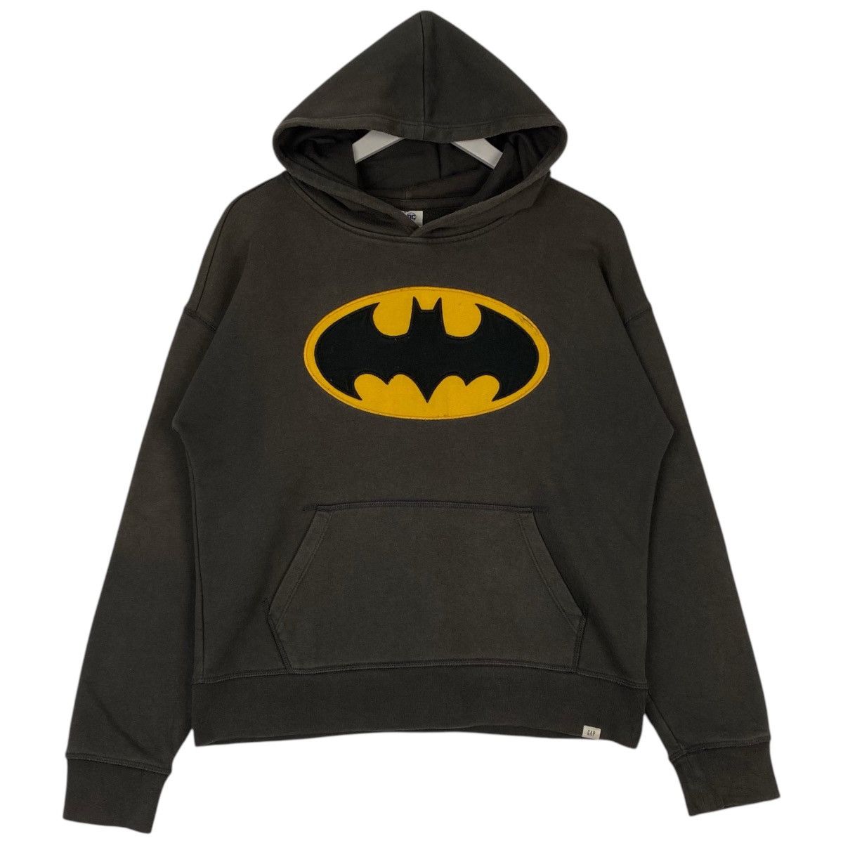 Gap × Vintage Vintage GAP Batman Kids Hoodie Big Logo Embroidered Brown Size US XXL / EU 58 / 5 - 1 Thumbnail