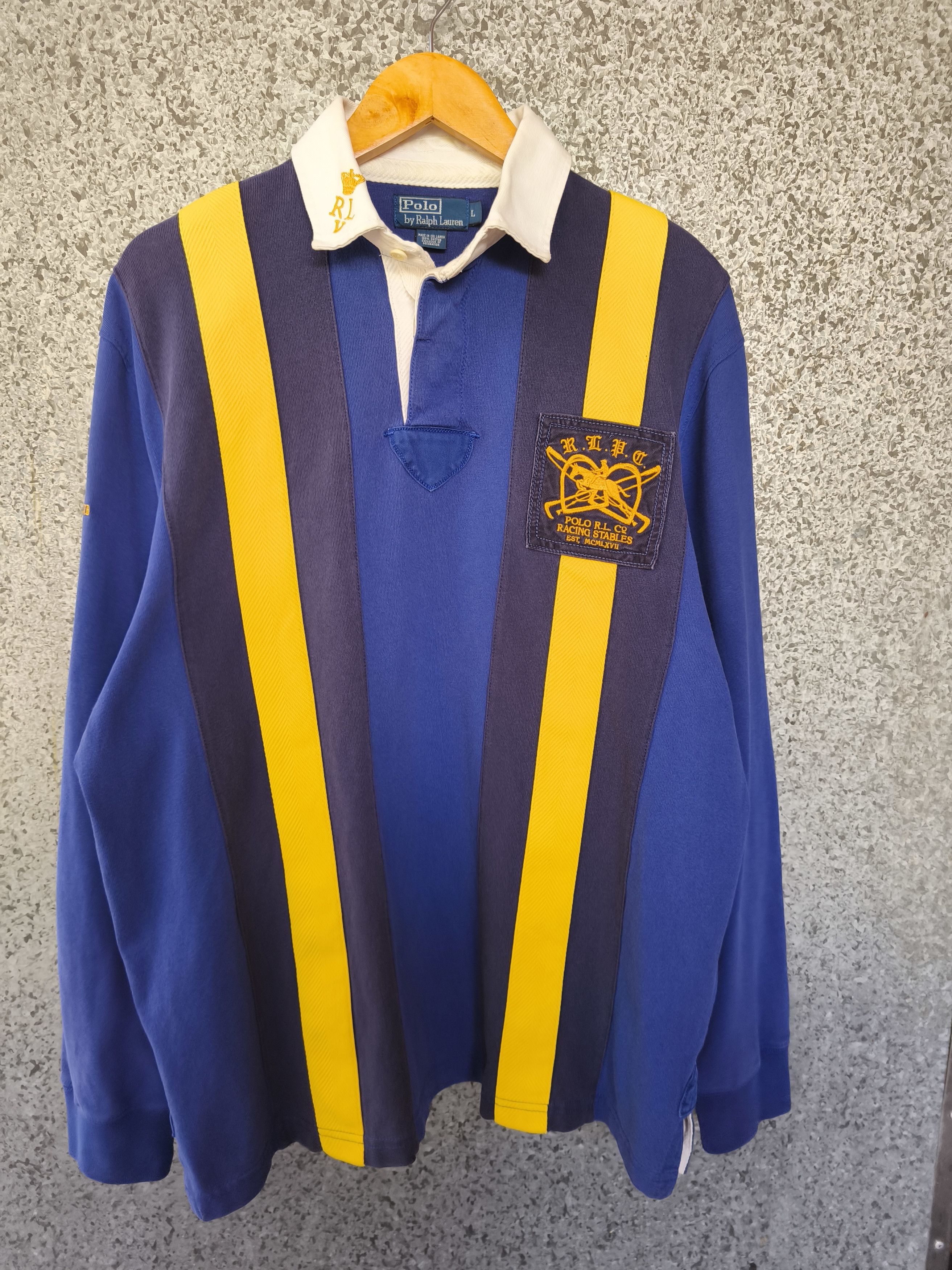 Polo Ralph Lauren 🔥 Rare Polo Ralph Lauren polos long sleeve Polo Rugby Size US L / EU 52-54 / 3 - 3 Thumbnail