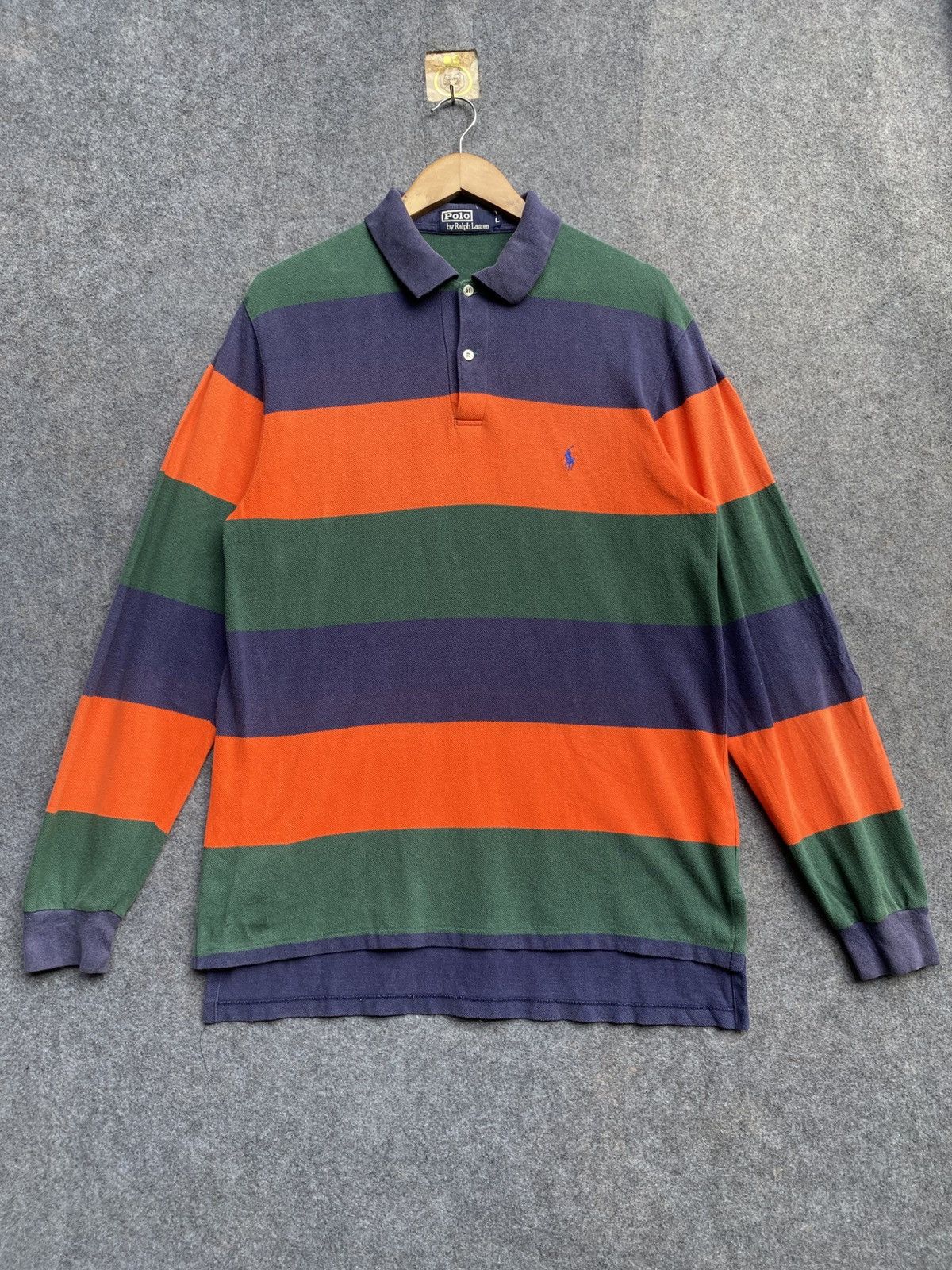 Polo Ralph Lauren × Vintage Vintage polo ralph lauren polo long sleeve Size US L / EU 52-54 / 3 - 1 Thumbnail