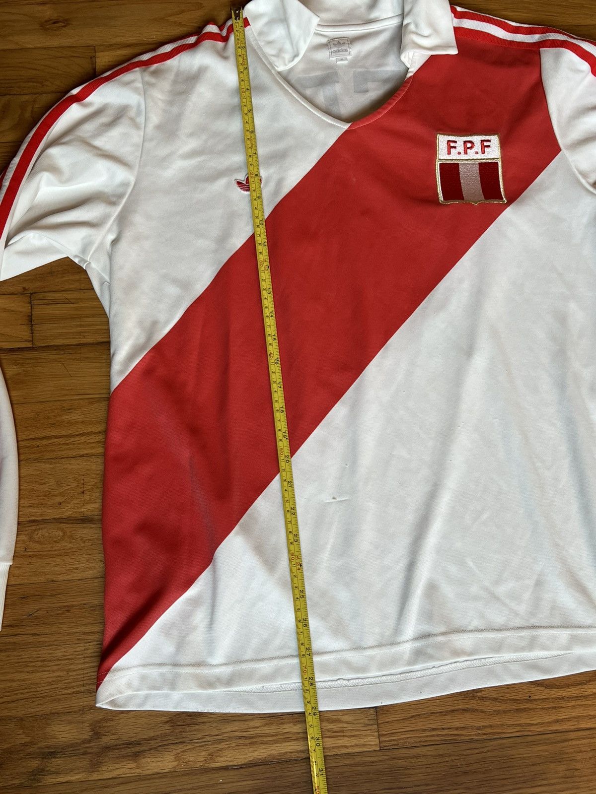 Adidas Adidas Peru 1978 Soccer Football Jersey Long Sleeve XL Size US XL / EU 56 / 4 - 7 Thumbnail