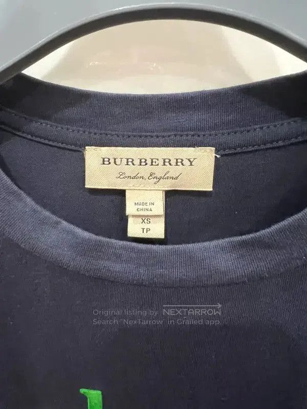 Burberry Burberry Black Cotton T-Shirt for Women. Size XS / US 0-2 / IT 36-38 - 3 Thumbnail