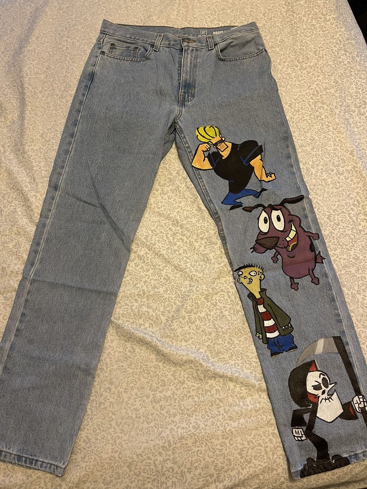 Other Custom light denim jeans Size US 32 / EU 48 - 1 Thumbnail