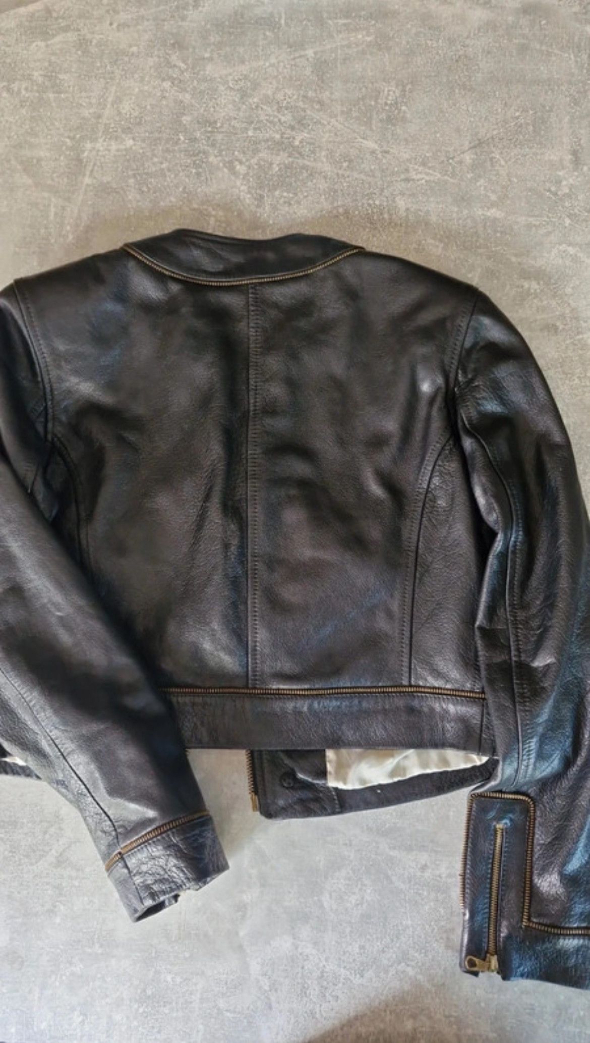 Moschino Leather jacket Moschino Cheap & Chic autunno-inverno 88-89 Size M / US 6-8 / IT 42-44 - 6 Thumbnail
