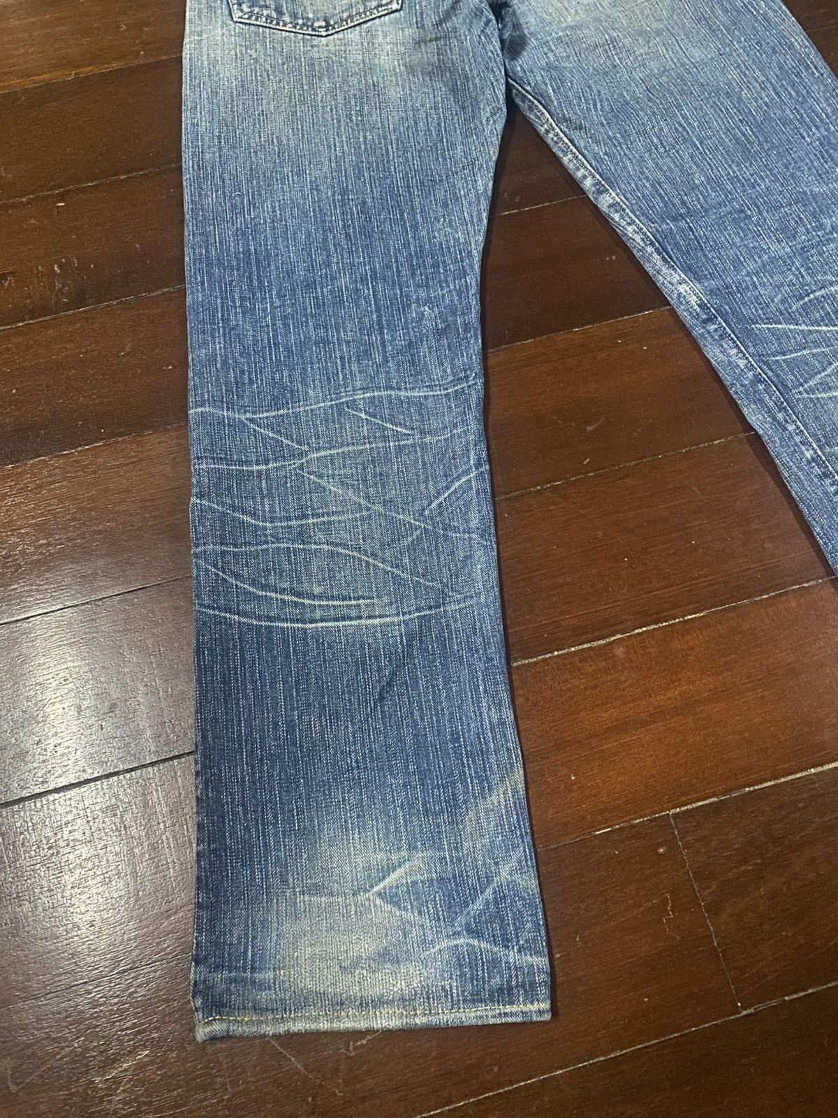 Sugar Cane Rare vintage SUGAR CANE OKINAWA JEAN distressed rework boro Size US 31 - 12 Thumbnail