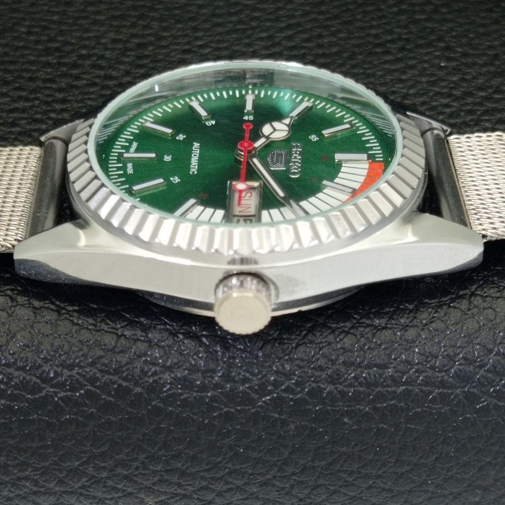 Seiko REFURBISHED VINTAGE SEIKO 5 AUTO JAPAN MENS WATCH a440680 Size 38 - 4 Thumbnail