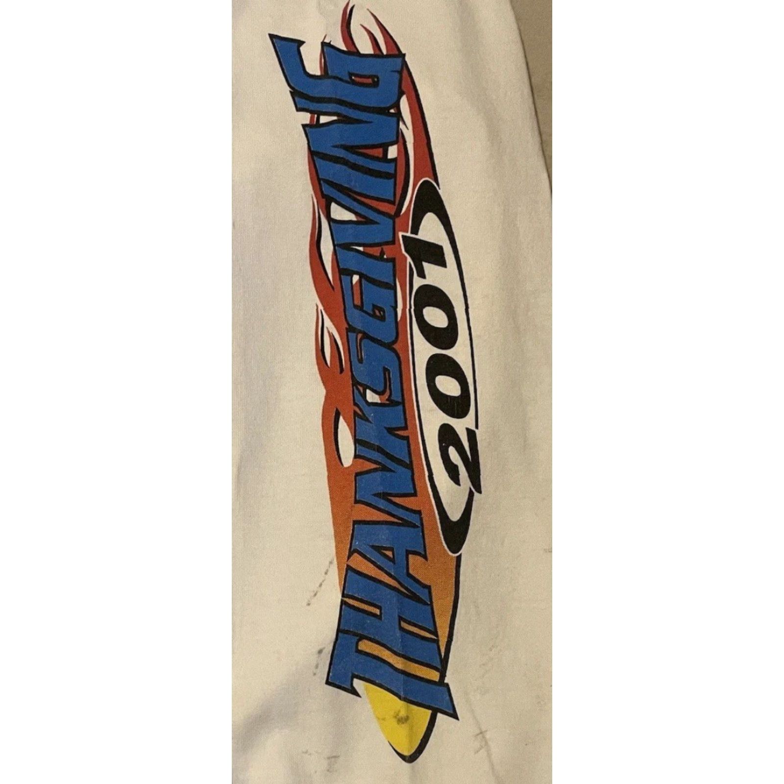 JNCO VINTAGE Motocross Flames Shirt 2XL Men White Distressed Biker Skate 90s Y2K Fire JP Gunn N/A Size US XXL / EU 58 / 5 - 4 Thumbnail