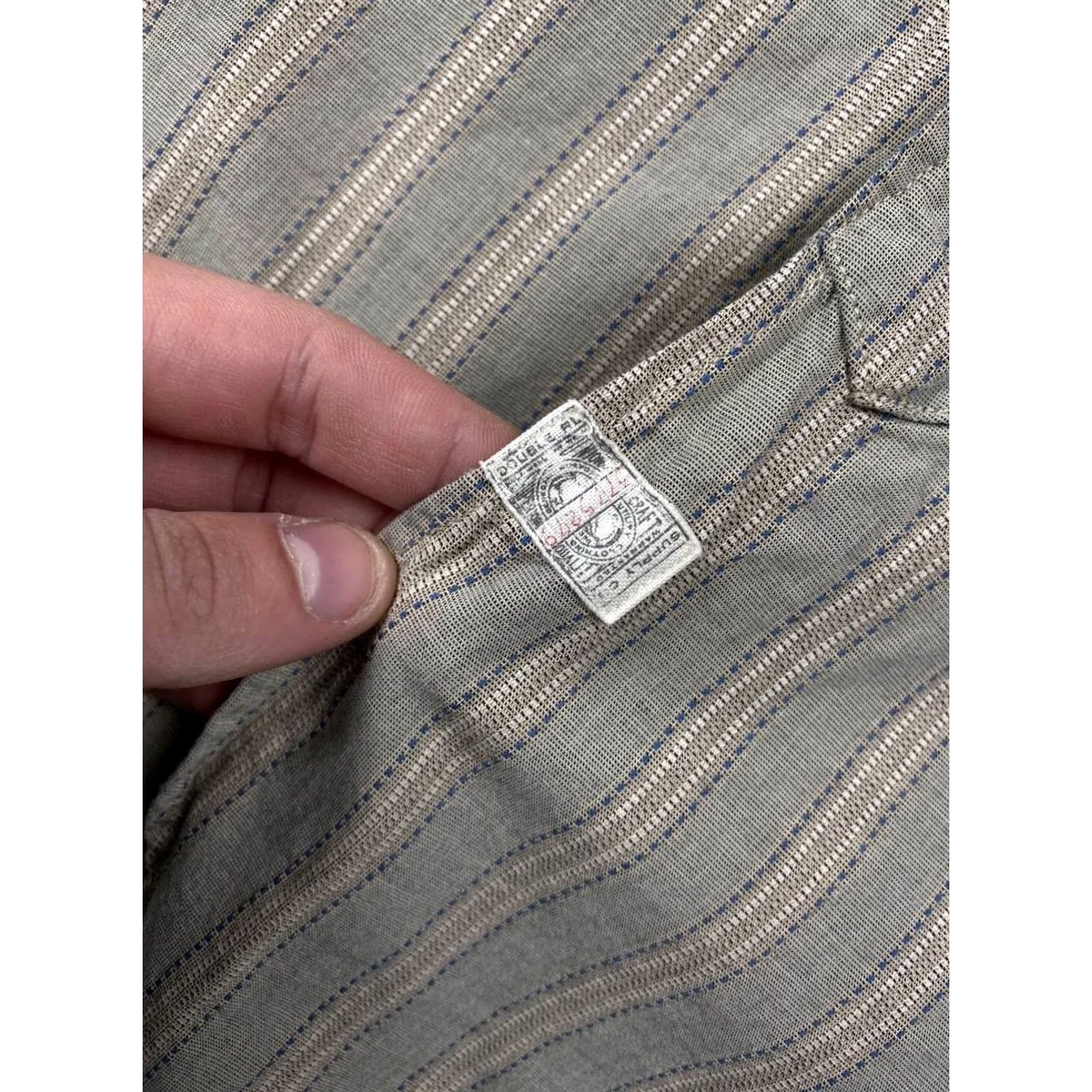 Ralph Lauren Ralph Lauren RRL Shirt Long Sleeve Men Size M Beige Button Size US M / EU 48-50 / 2 - 2 Thumbnail