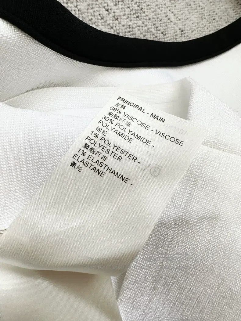 Louis Vuitton Louis Vuitton White dark stripe presbyopic logo full print Size XS / US 0-2 / IT 36-38 - 6 Thumbnail