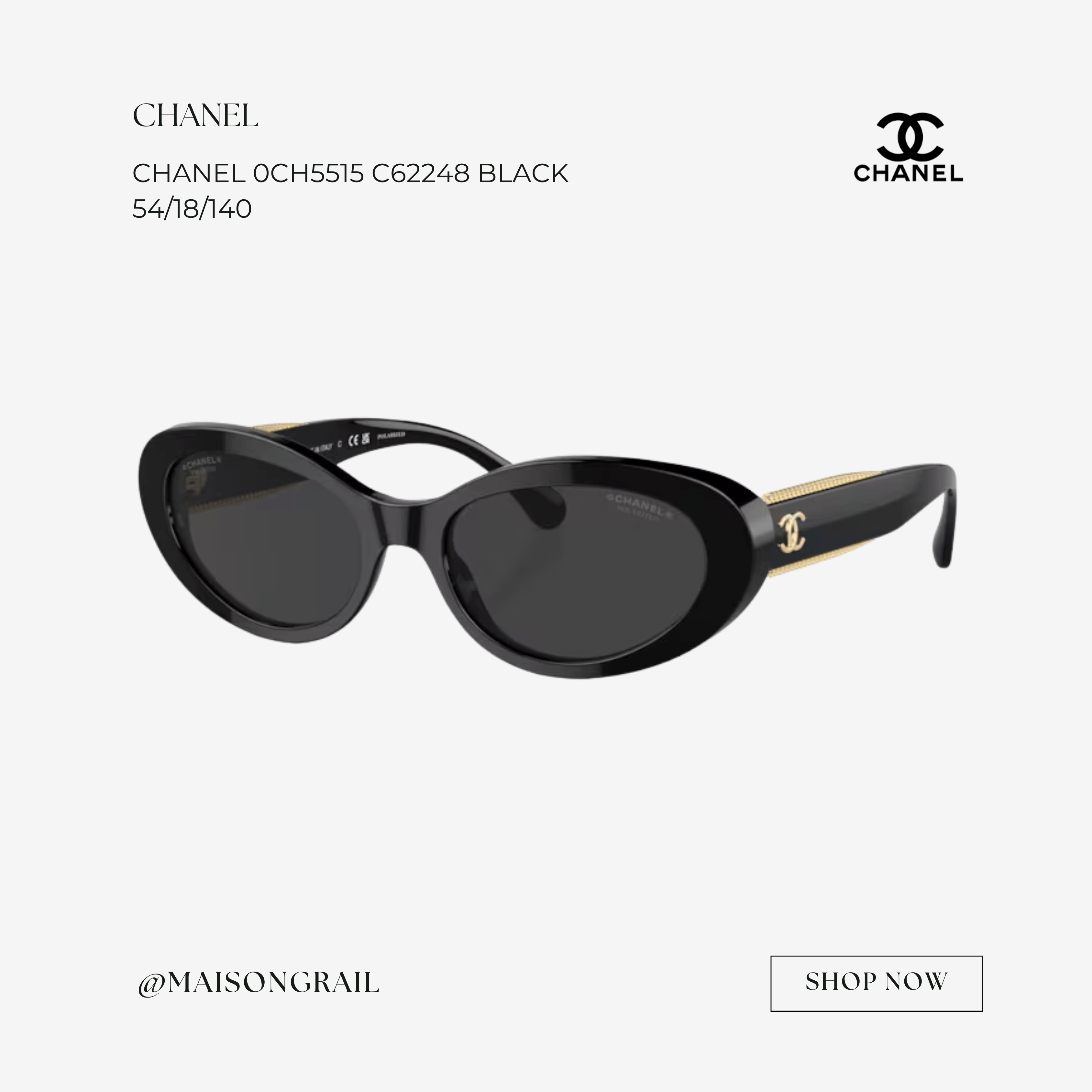 Chanel CHANEL 0CH5515 C62248 SUNGLASSES Size ONE SIZE - 1 Thumbnail