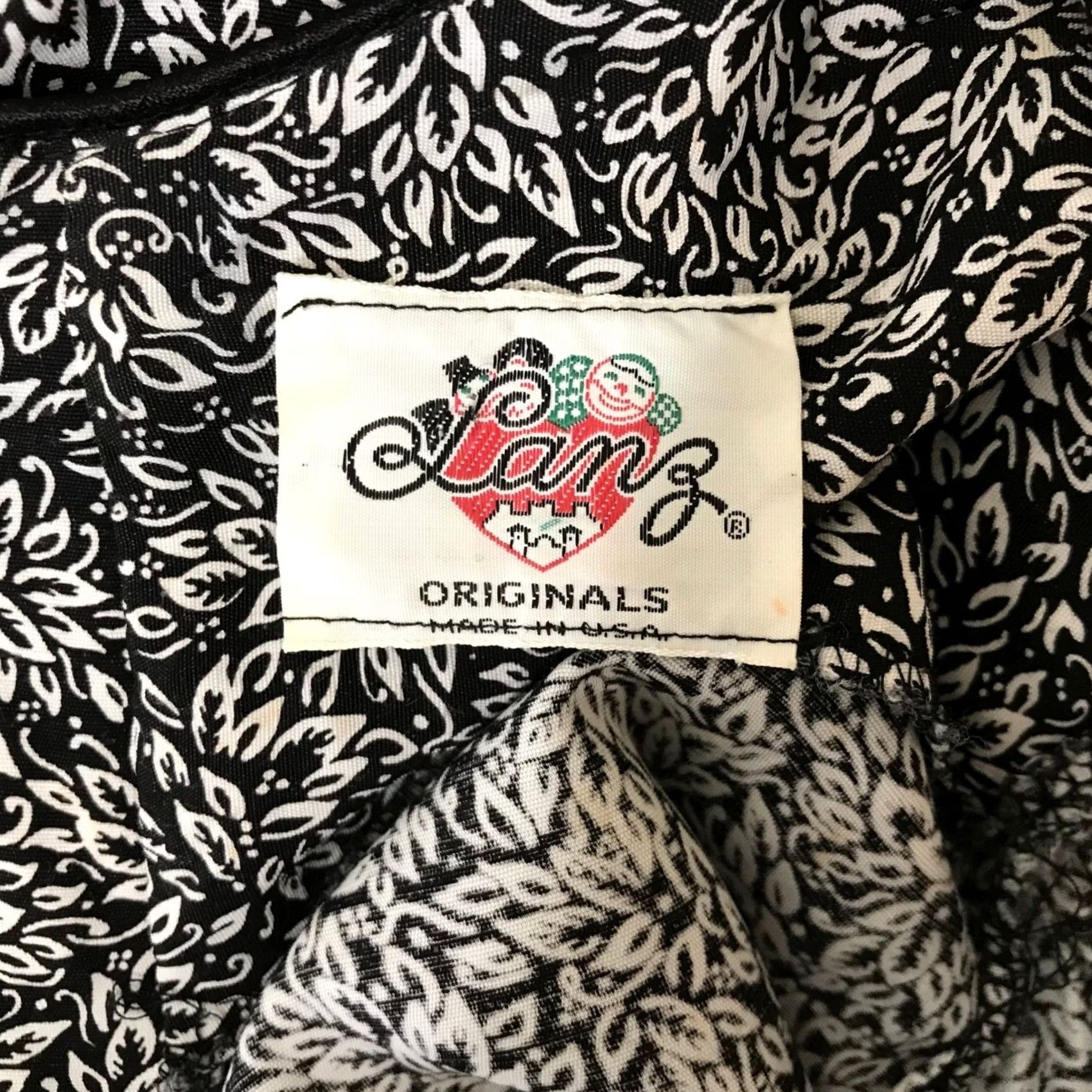 Vintage VINTAGE Lanz Originals Floral Print Midi Dress Size 10 Black Long Sleeve Womens Size L / US 10 / IT 46 - 7 Thumbnail