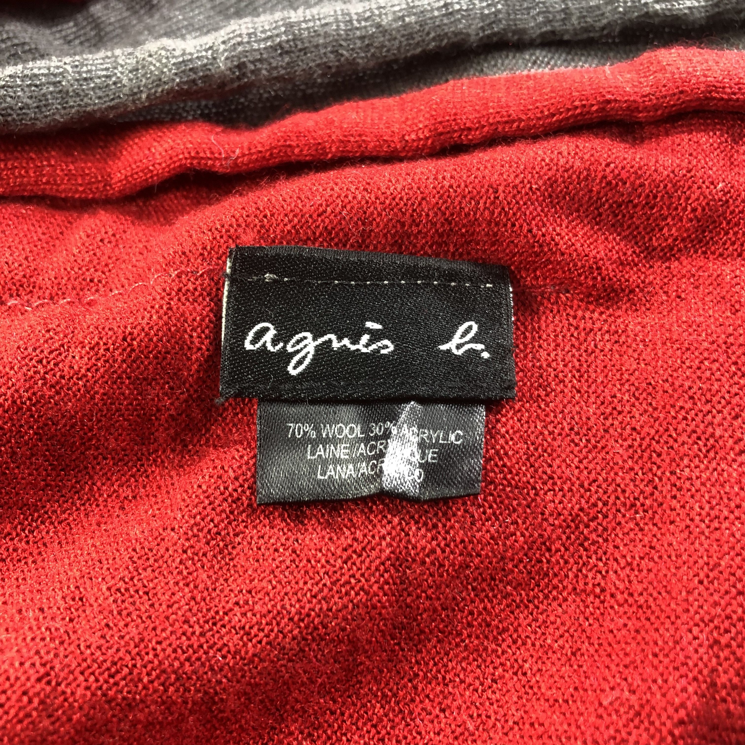 agnes b. Agnes B. Wool Scarf Muffler V1081 Size ONE SIZE - 4 Thumbnail