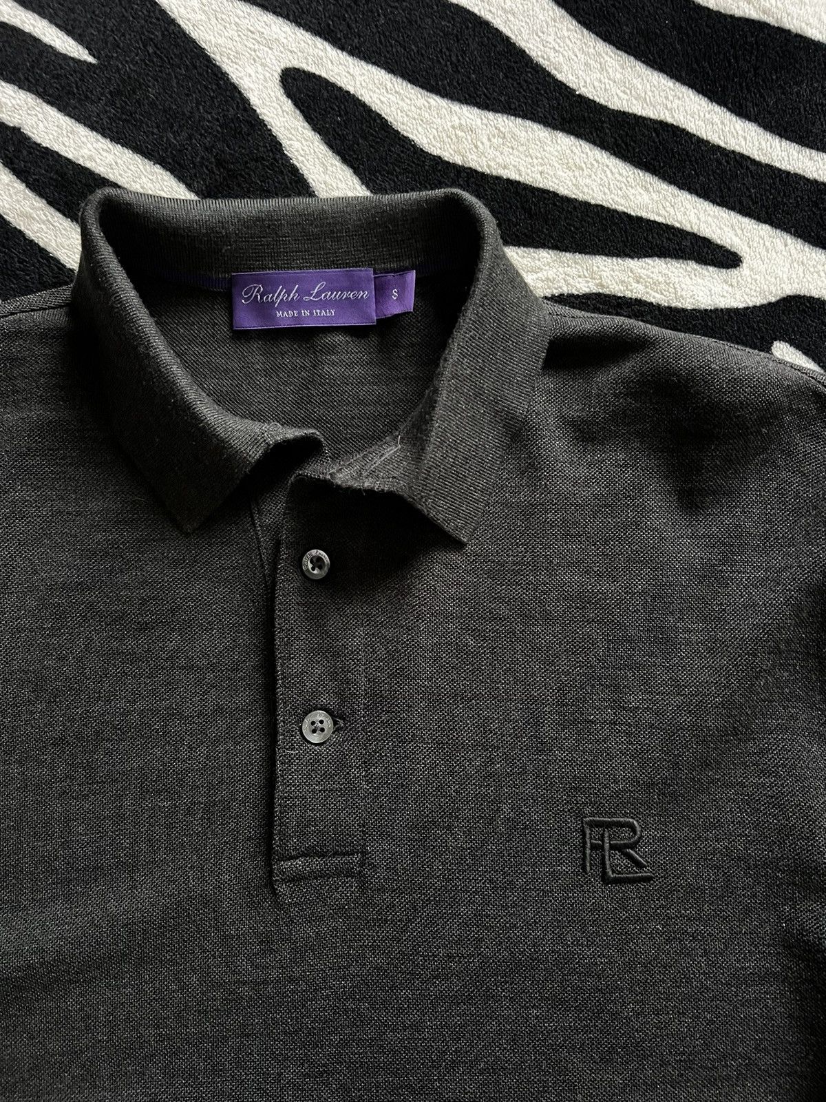 Ralph Lauren Purple Label Ralph Lauren Purple Label wool long sleeve polo sweater RL Size US S / EU 44-46 / 1 - 4 Thumbnail