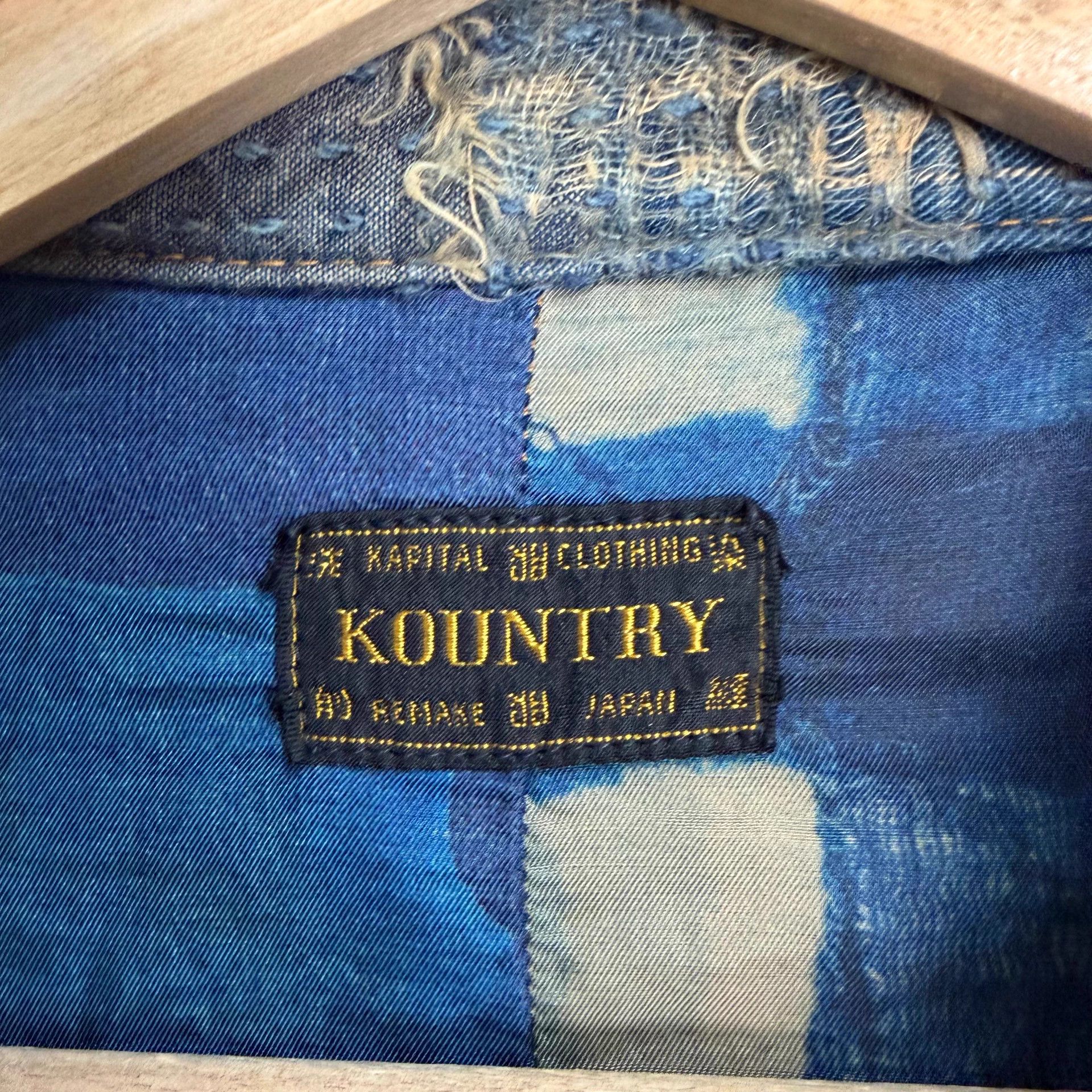 Kapital Kapital Boro Distressed Denim Jacket 5 (Worn once, new) Size US XXL / EU 58 / 5 - 4 Thumbnail