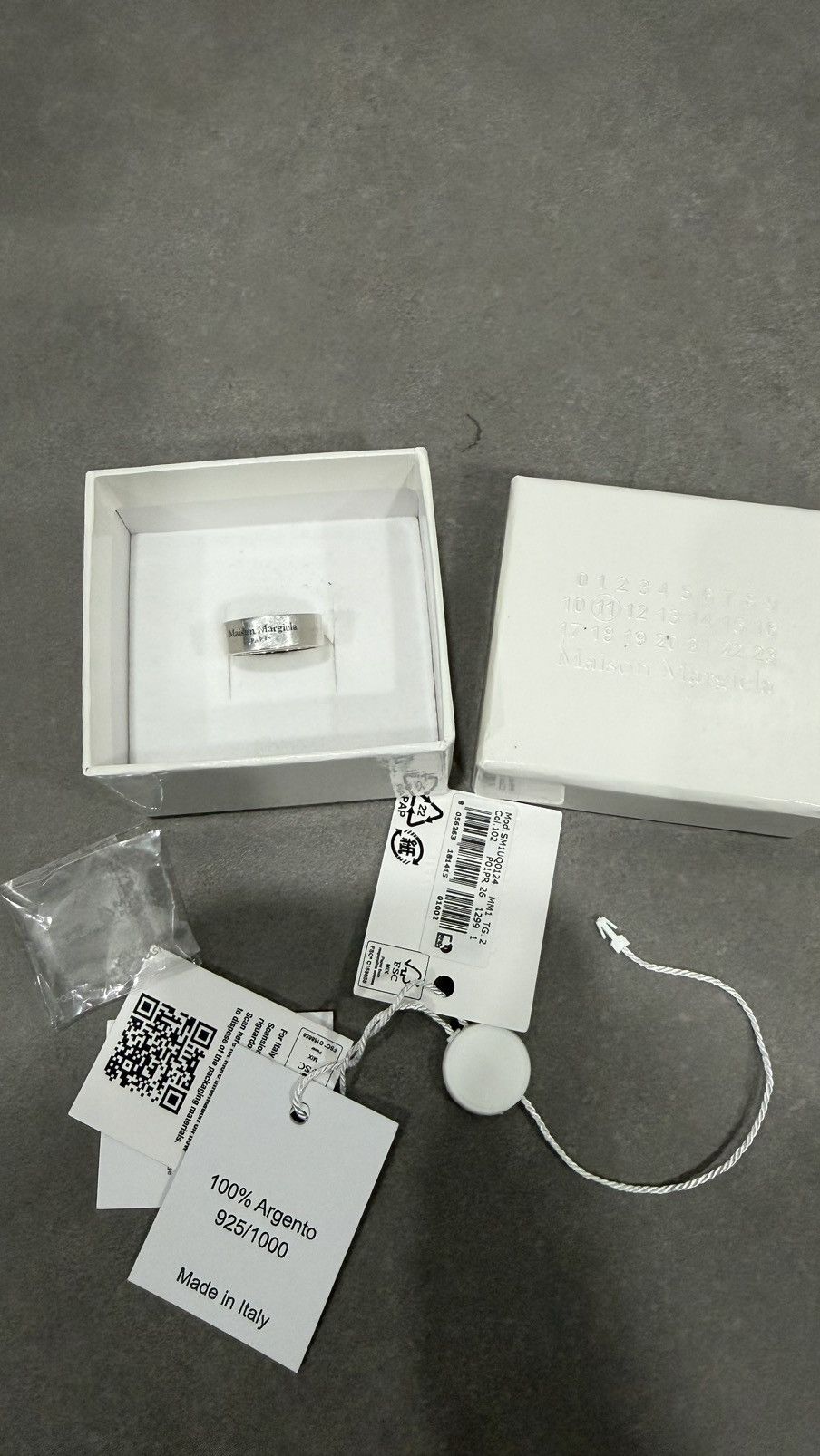 Maison Margiela MAISON MARGIELA LOGO REFERENCE RING | Grailed