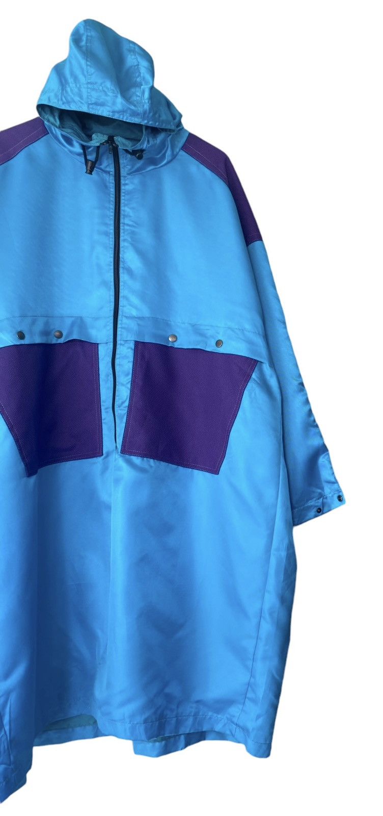 Mizuno × Vintage MIZUNO Oversize Hoodie Jacket Nylon Size US L / EU 52-54 / 3 - 2 Thumbnail