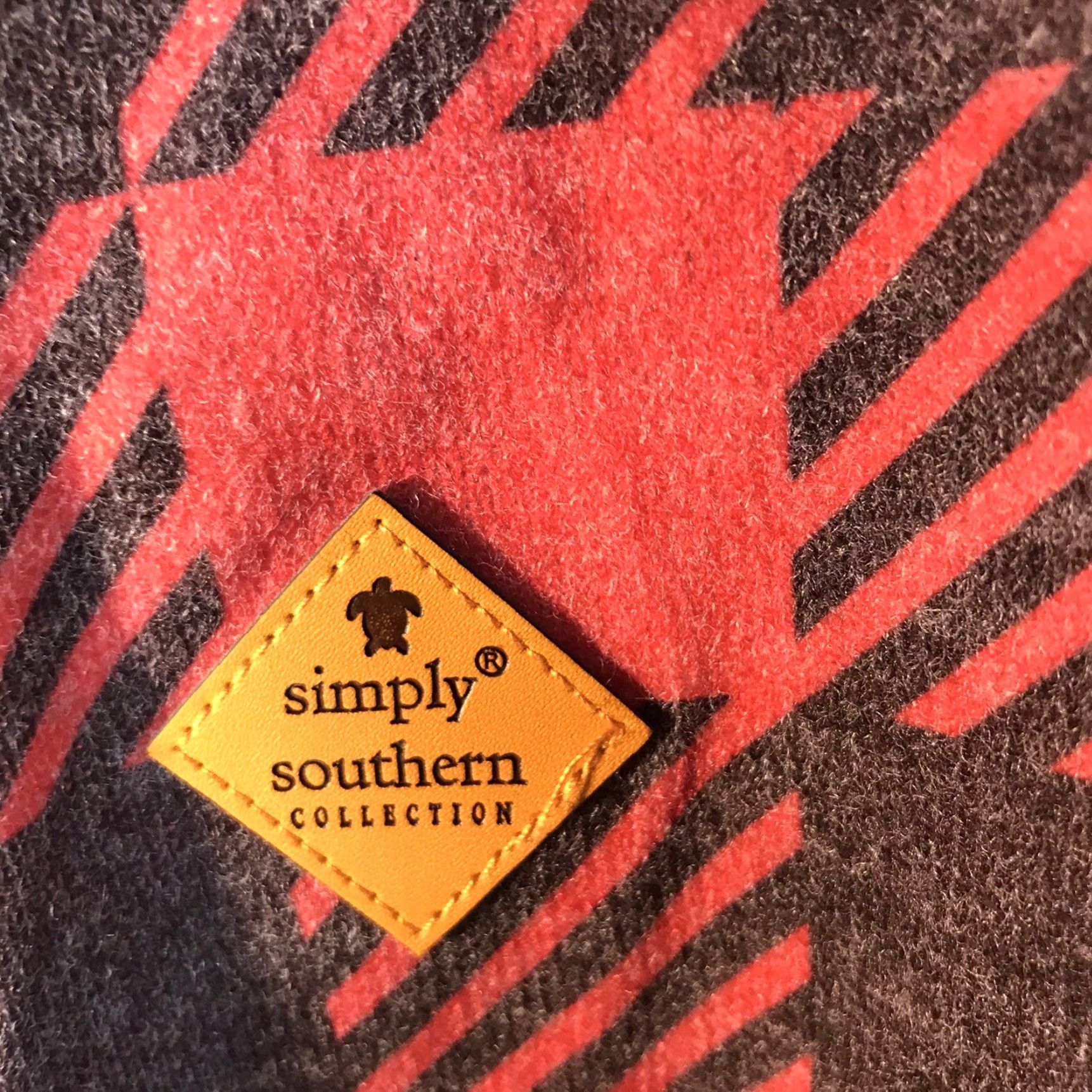 Vintage Simply Southern Red/Gray Plaid A-Line Dress with Gold Sequins, Womens Plus Size 2X, Long Sleeve, Casual Size XXL / US 16-18 / IT 52-54 - 2 Thumbnail