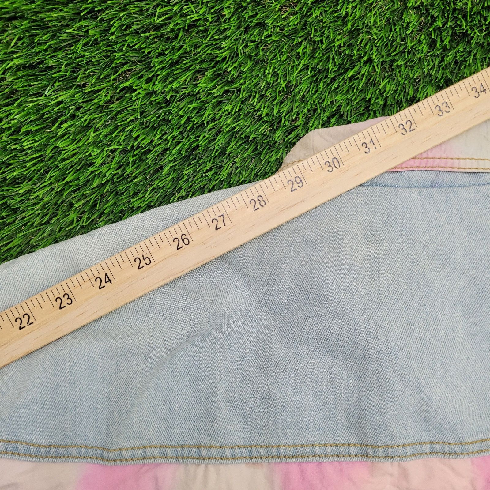 Ocean Pacific Vintage 90s OP Cropped Denim Jacket Womens Small 21x19 Baggy Size S / US 4 / IT 40 - 3 Thumbnail