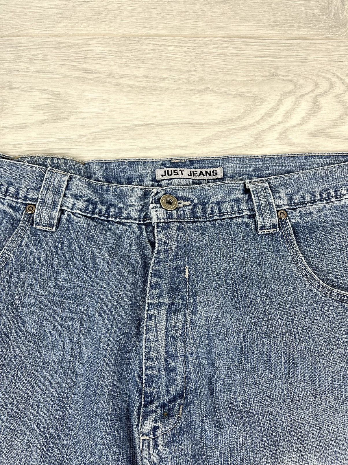 If Six Was Nine × Vintage Just Jeans Vintage Baggy Wide Washed Denim Pants Y2K Size US 36 / EU 52 - 7 Thumbnail