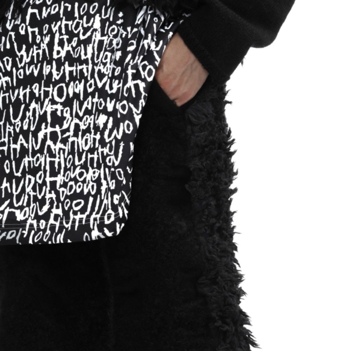 Comme des Garcons Homme Plus AW23 COMME Des Garçons Homme Plus Fur/Wool Pants Size US 34 / EU 50 - 2 Thumbnail