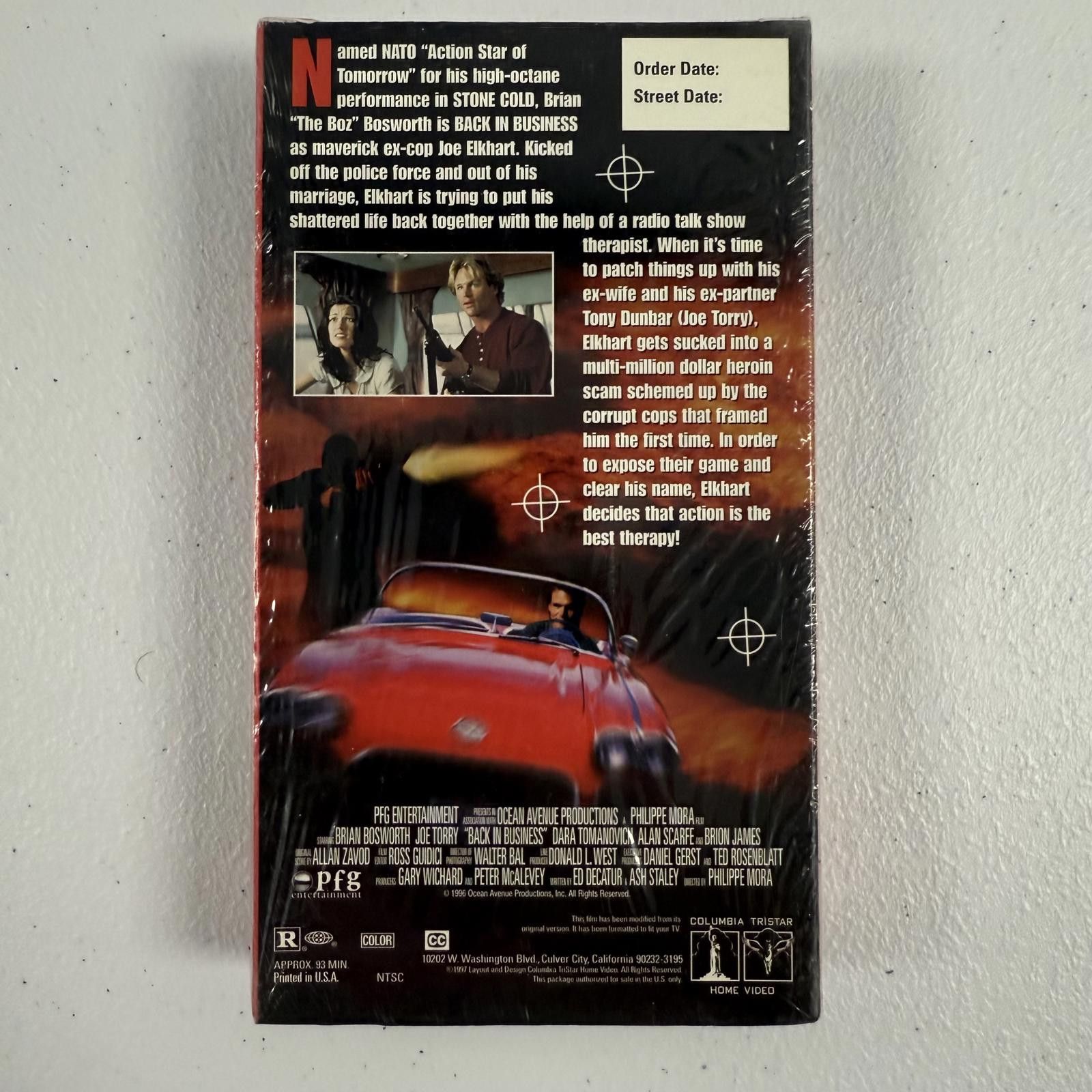 Designer Back in Business VHS 1996 PROMO DEMO Tape SEALED DS RARE Size ONE SIZE - 2 Thumbnail