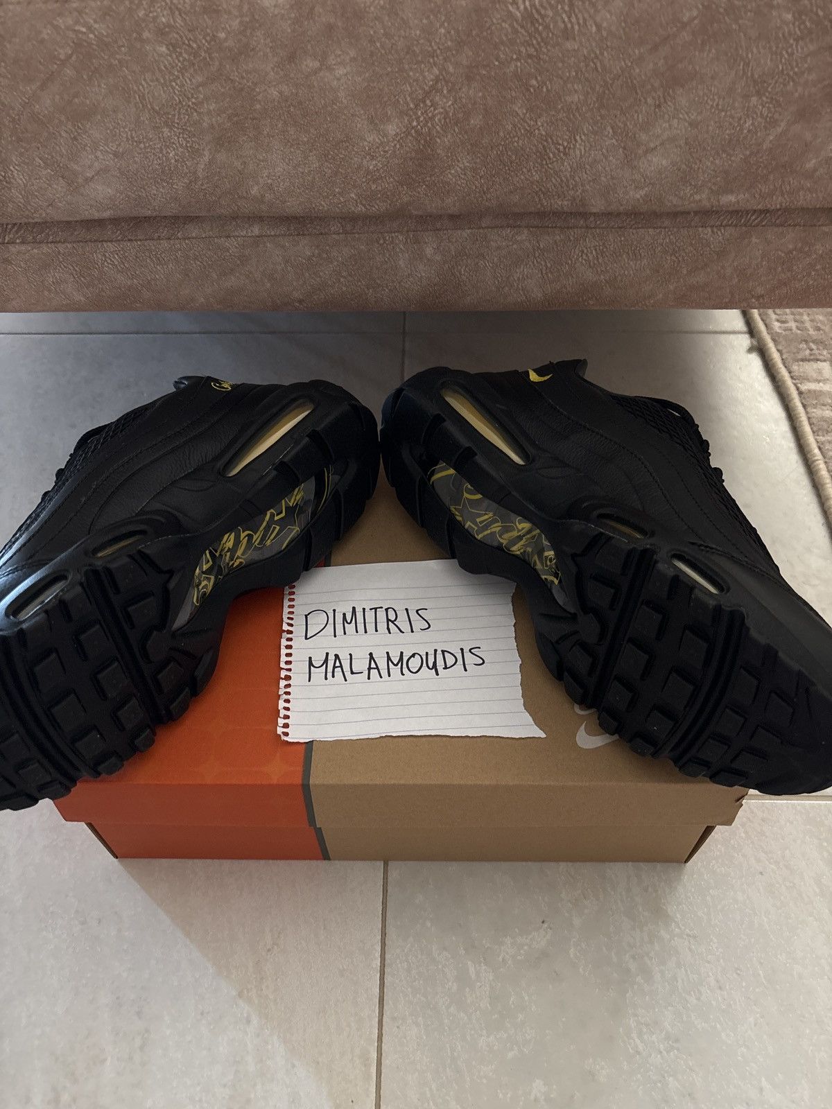 Corteiz × Nike Corteiz x Nike Air Max 95 “Honey Black” — Size EU 46 / US 12 Size US 12 / EU 45 - 3 Thumbnail