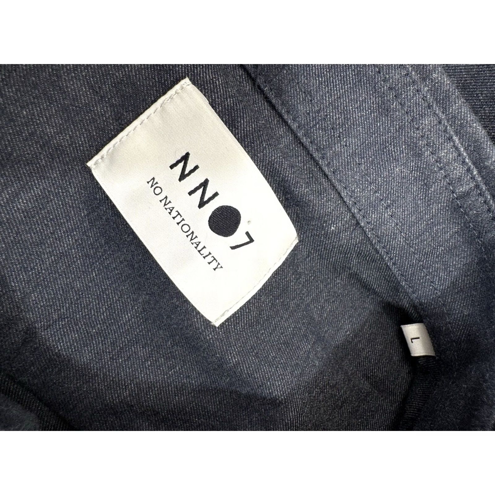 NN07 NN07 No Nationality Mens L Shirt Blue Button-Up Long Sleeve - Button-Down EXCELLENT Size US L / EU 52-54 / 3 - 3 Thumbnail