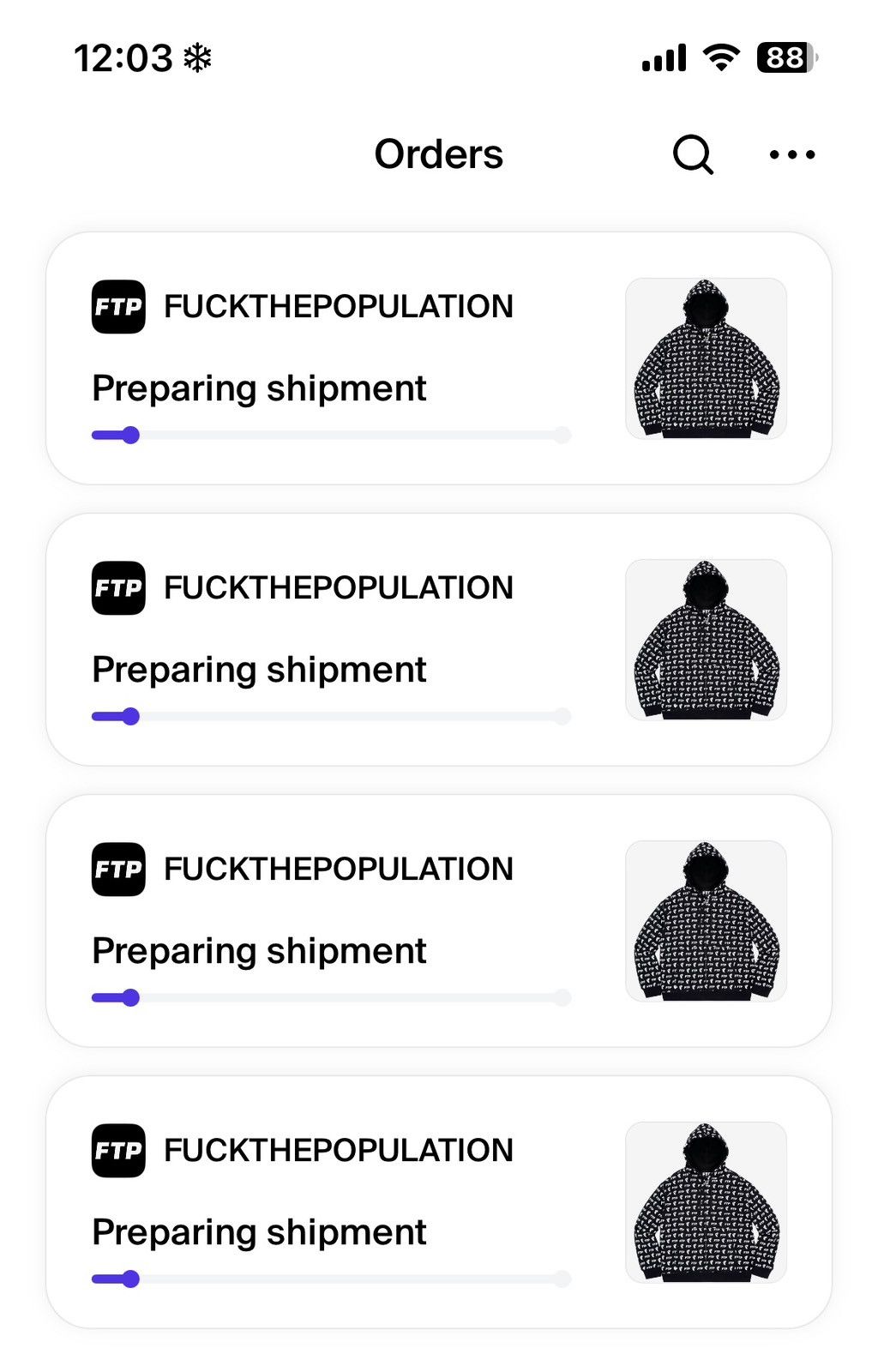 Fuck The Population FTP x Famous All Over Hoodie Size US L / EU 52-54 / 3 - 3 Thumbnail