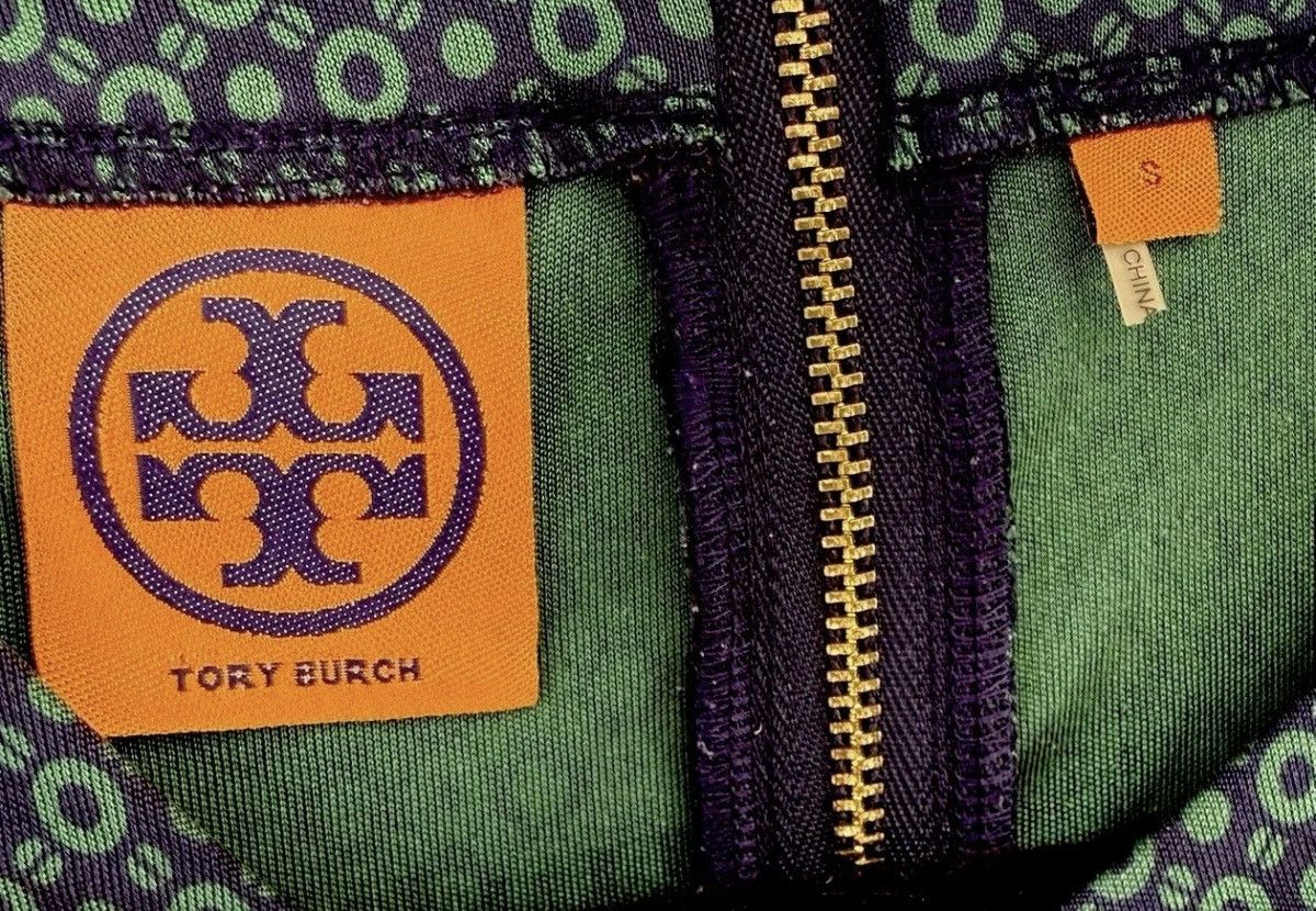 Tory Burch Tory Burch Silk Jersey Sheath Dress Long Sleeve, Size S Size S / US 4 / IT 40 - 7 Thumbnail