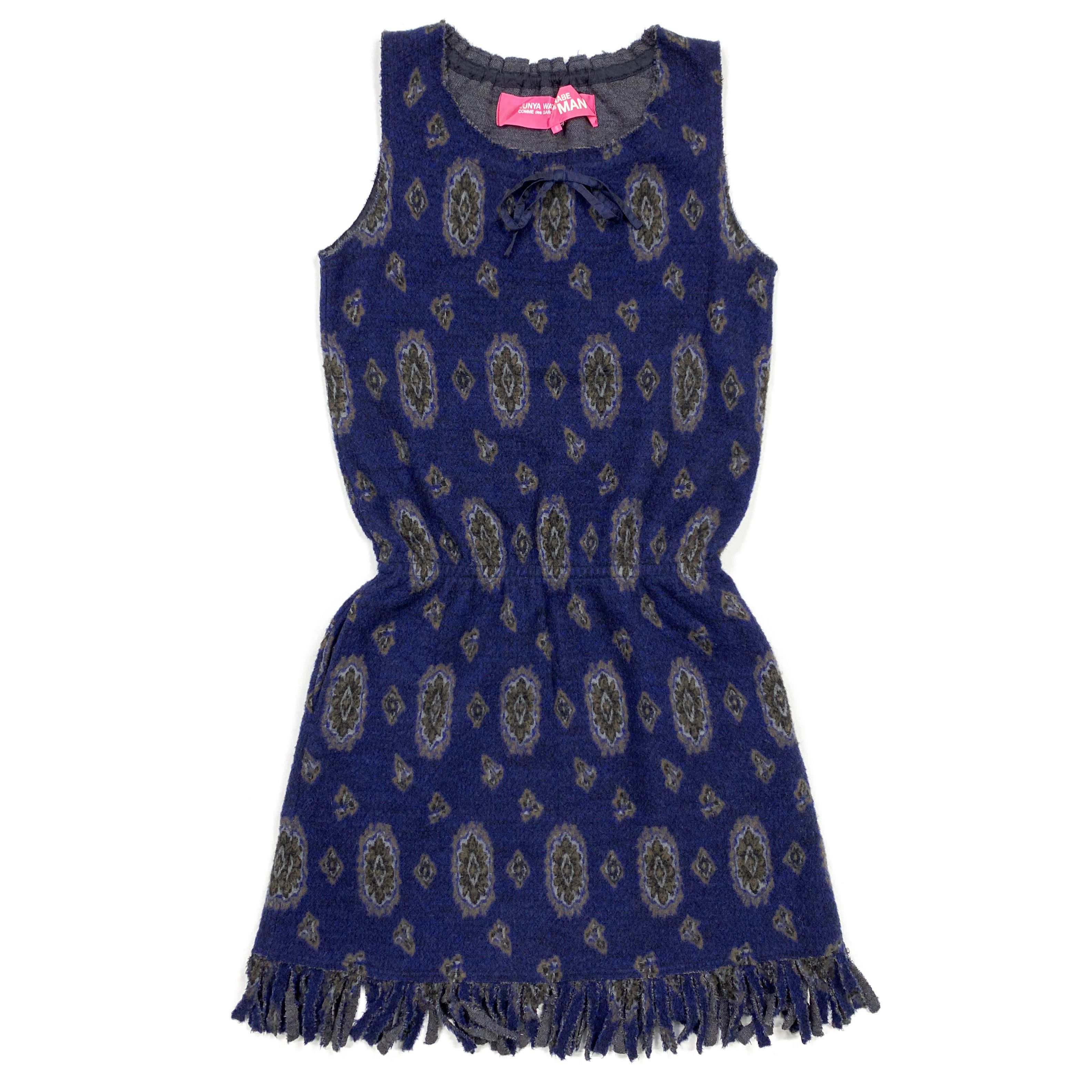 Junya Watanabe 2004 Felted Paisley Dress Size S / US 4 / IT 40 - 1 Thumbnail