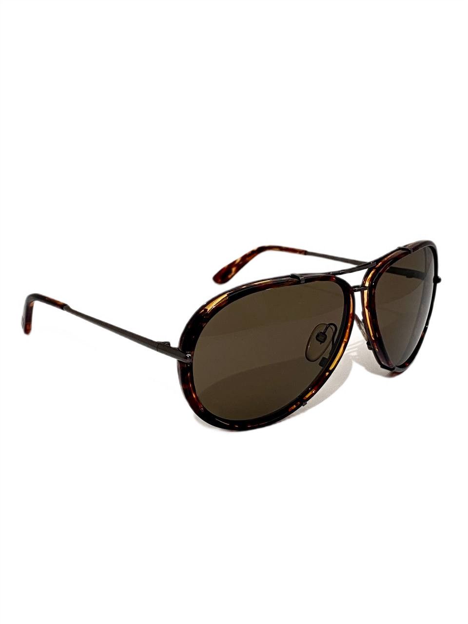 Tom Ford Tom Ford Cyrille Havana Aviator Pilot Vintage TF Sunglasses Size ONE SIZE - 1 Thumbnail