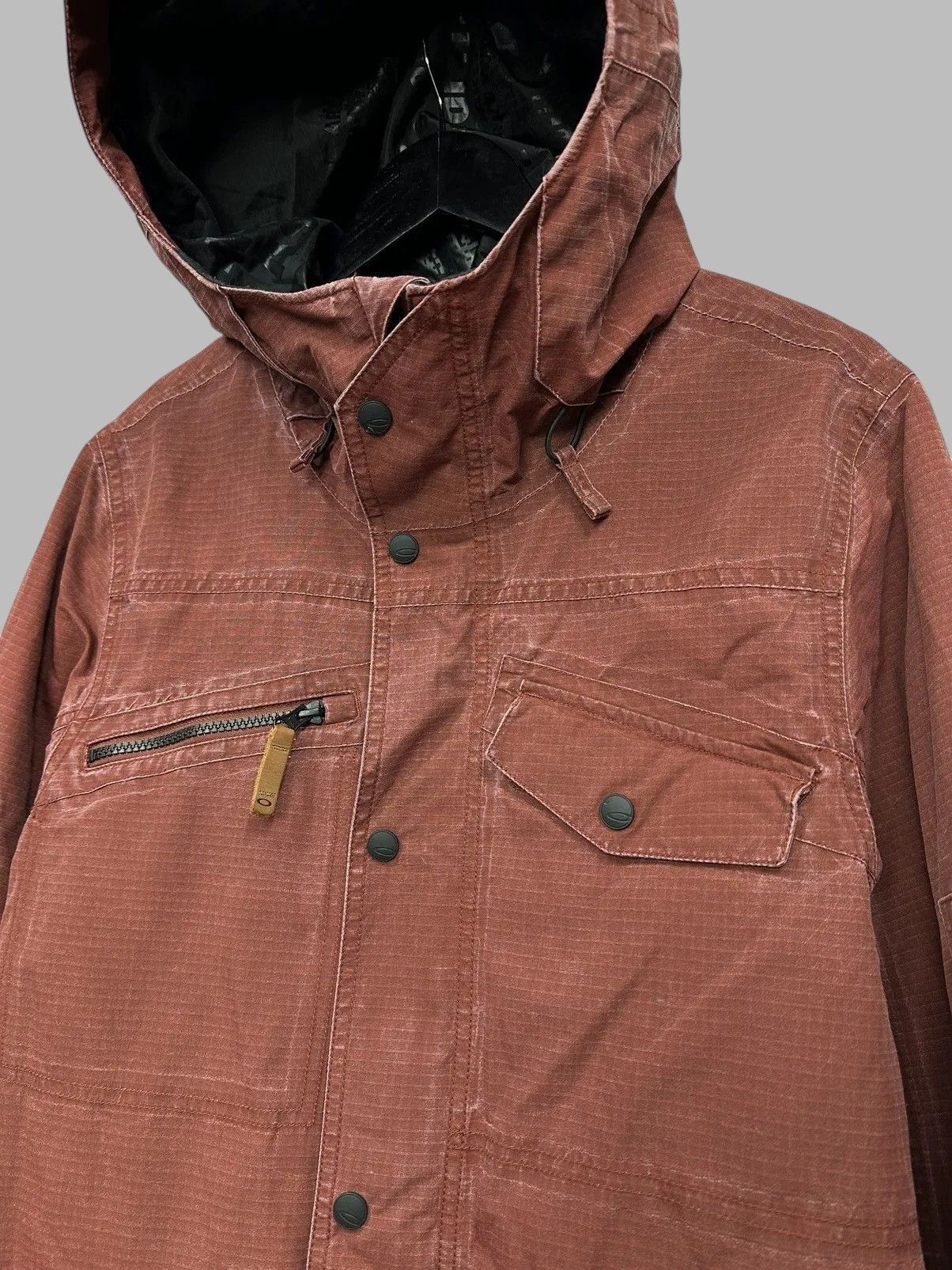 Goretex Jacket Oakley Vintage Denim Cargo Multi Pocket Rare Plate Size US S / EU 44-46 / 1 - 4 Thumbnail