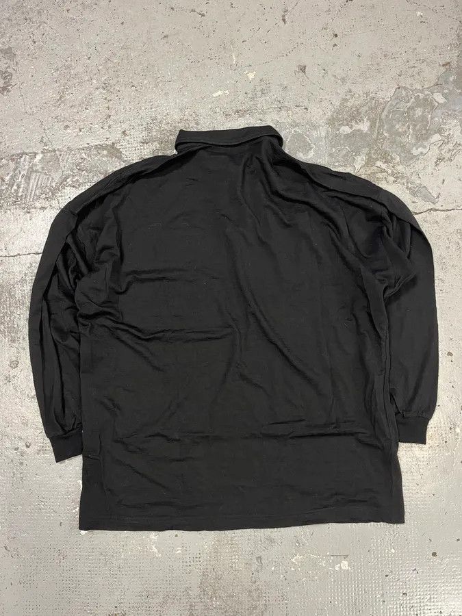 Vintage Gianni Versace Black Long Sleeve Half-Zip Polo Shirt Size US M / EU 48-50 / 2 - 4 Thumbnail