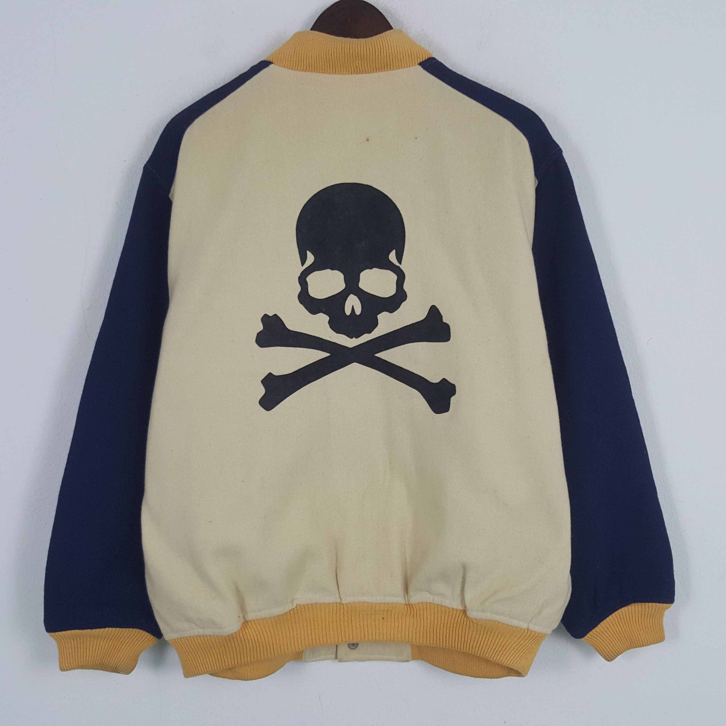 Vintage Vintage Sons Custom Skulls Varsity Jacket Size US L / EU 52-54 / 3 - 1 Thumbnail