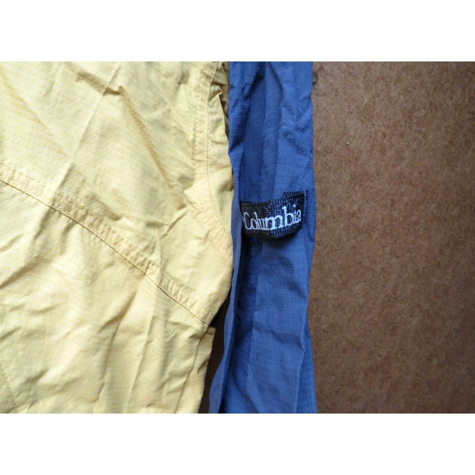 Vintage Columbia Windbreaker Jacket Ladies L Yellow 1/4 Zip Zipper Geometric Princess Casual NYLON Outer Shell Vintage No Size L / US 10 / IT 46 - 6 Thumbnail