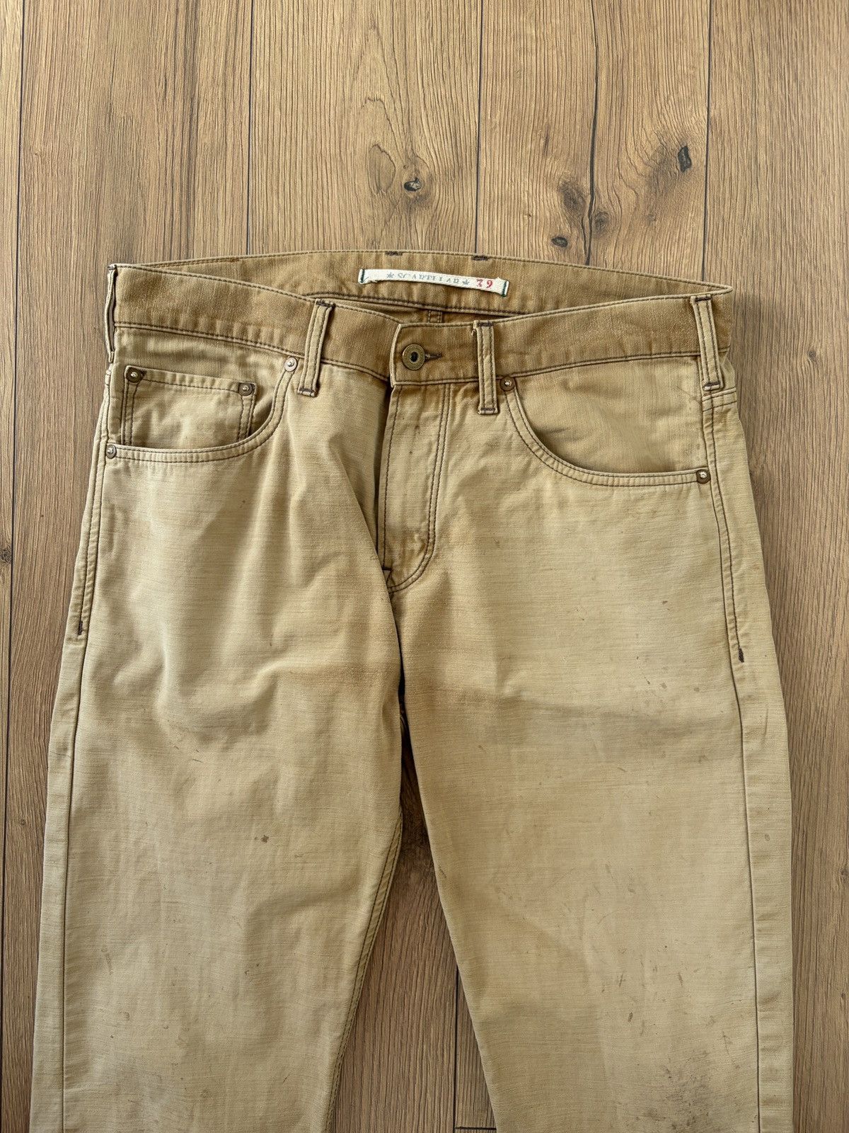 Scarti-Lab Scarti-Lab Stained Faded Sand Chino 06RS SG824 Size US 32 / EU 48 - 2 Thumbnail