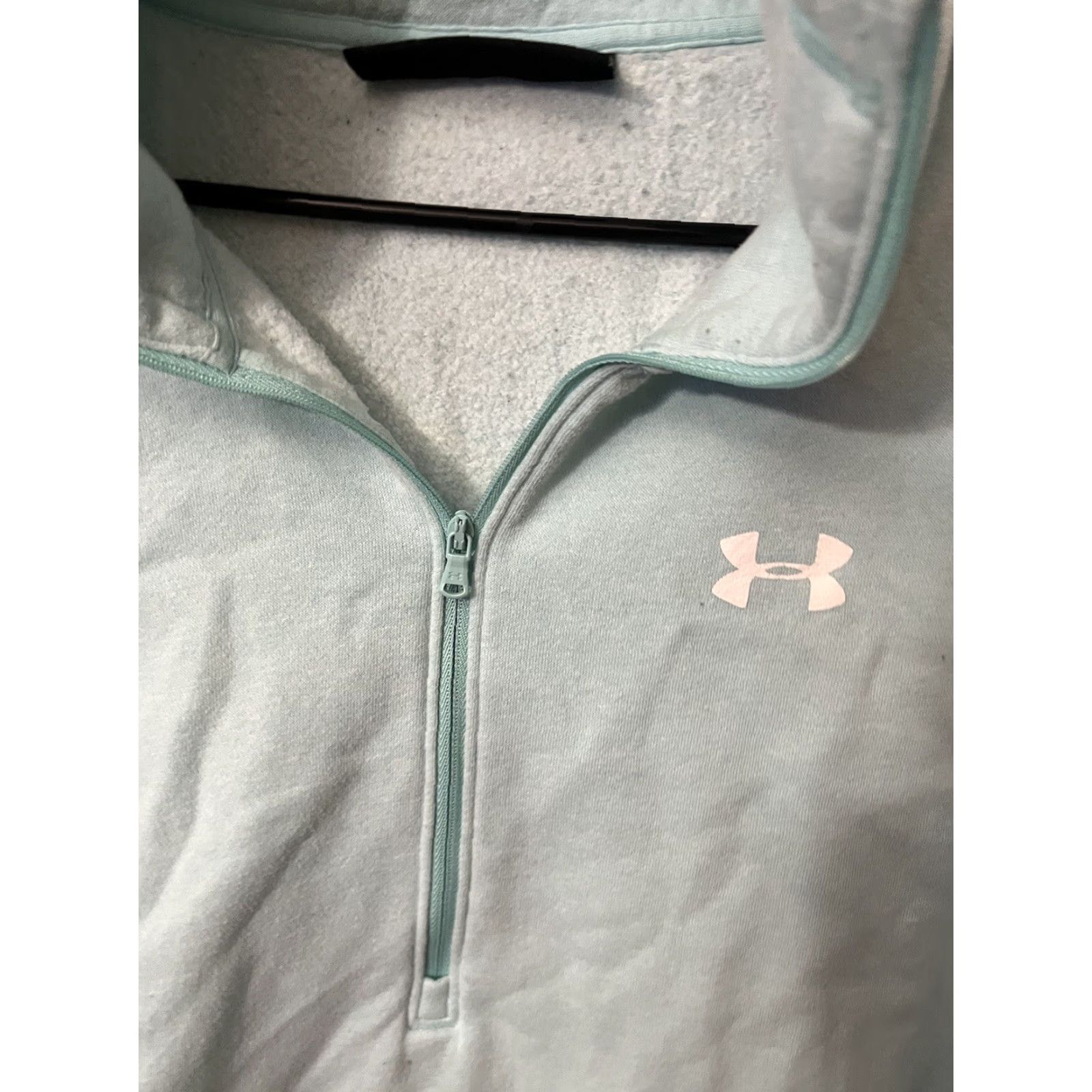 Under Armour Under Armour Sweatshirt Womens Medium Blue Pullover 1/4 Zip Heatgear Size M / US 6-8 / IT 42-44 - 2 Thumbnail