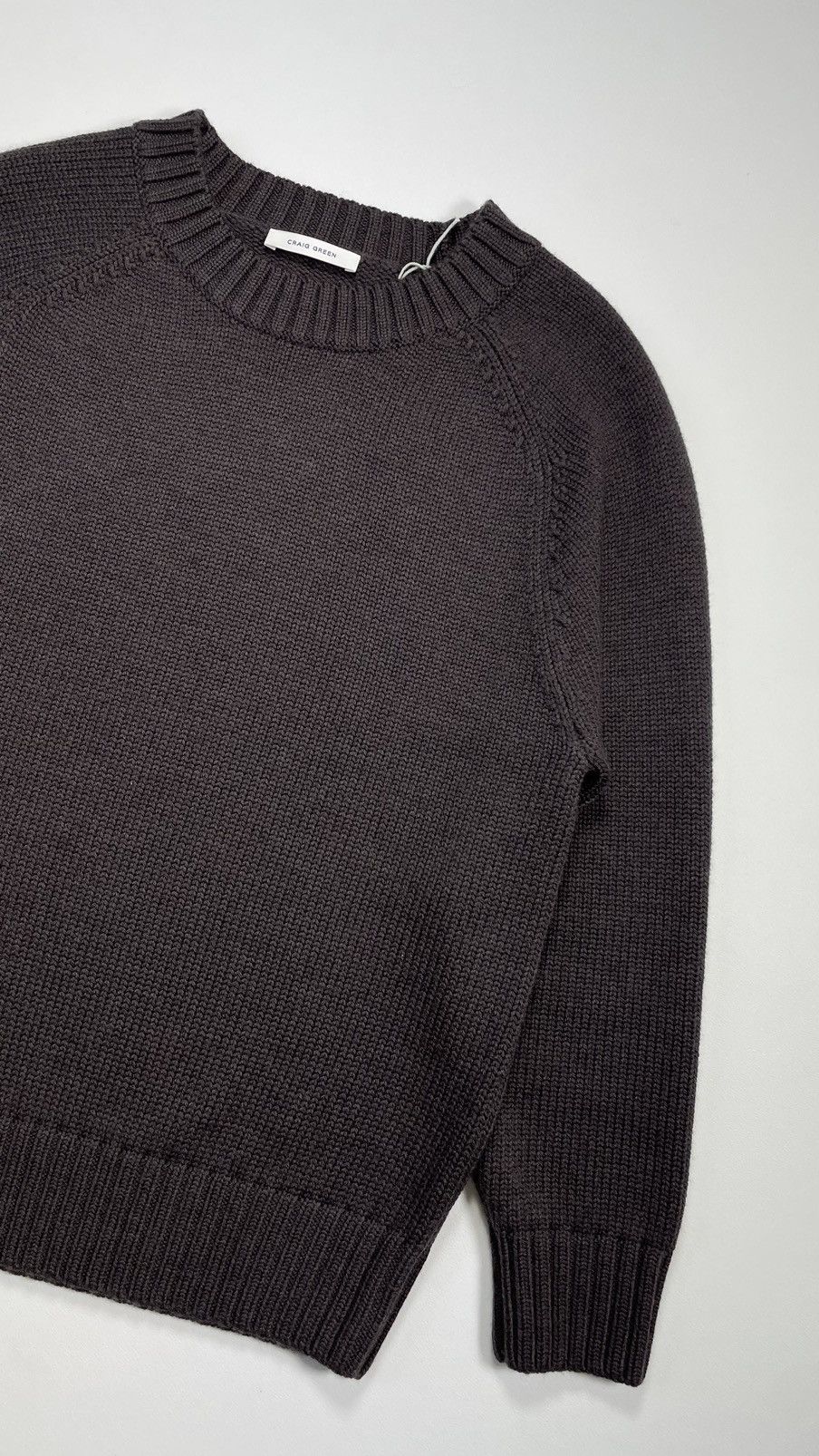 Craig Green Sample ‘Fawn Brown’ Wool Sweater Size US M / EU 48-50 / 2 - 6 Thumbnail