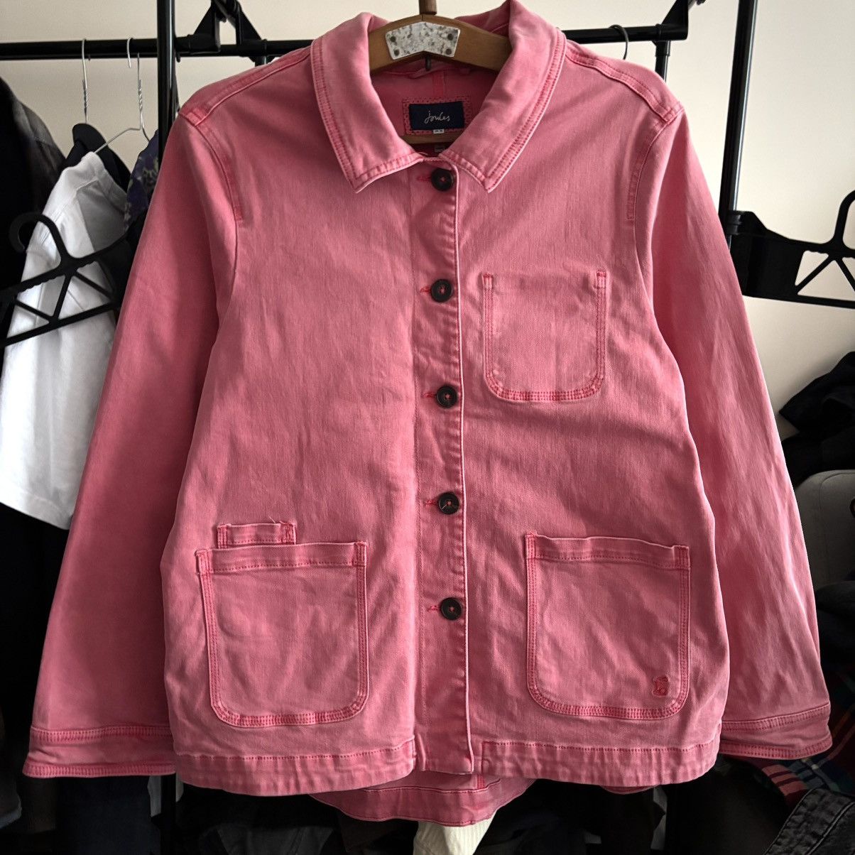 Vintage Vintage Workwear Pink Michigan Denim Jacket Grunge ERD Punk Size US M / EU 48-50 / 2 - 1 Thumbnail