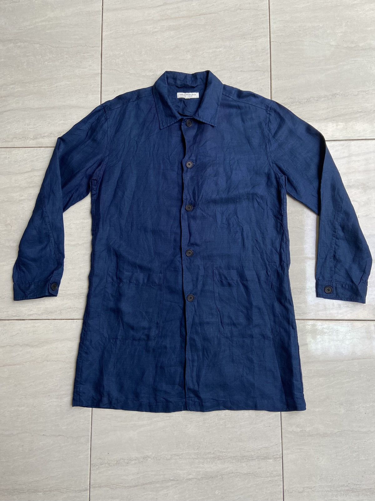Designer × Japanese Brand × URBAN RESEARCH DOORS URBAN RESEARCH Blue Shirt Size US L / EU 52-54 / 3 - 1 Thumbnail
