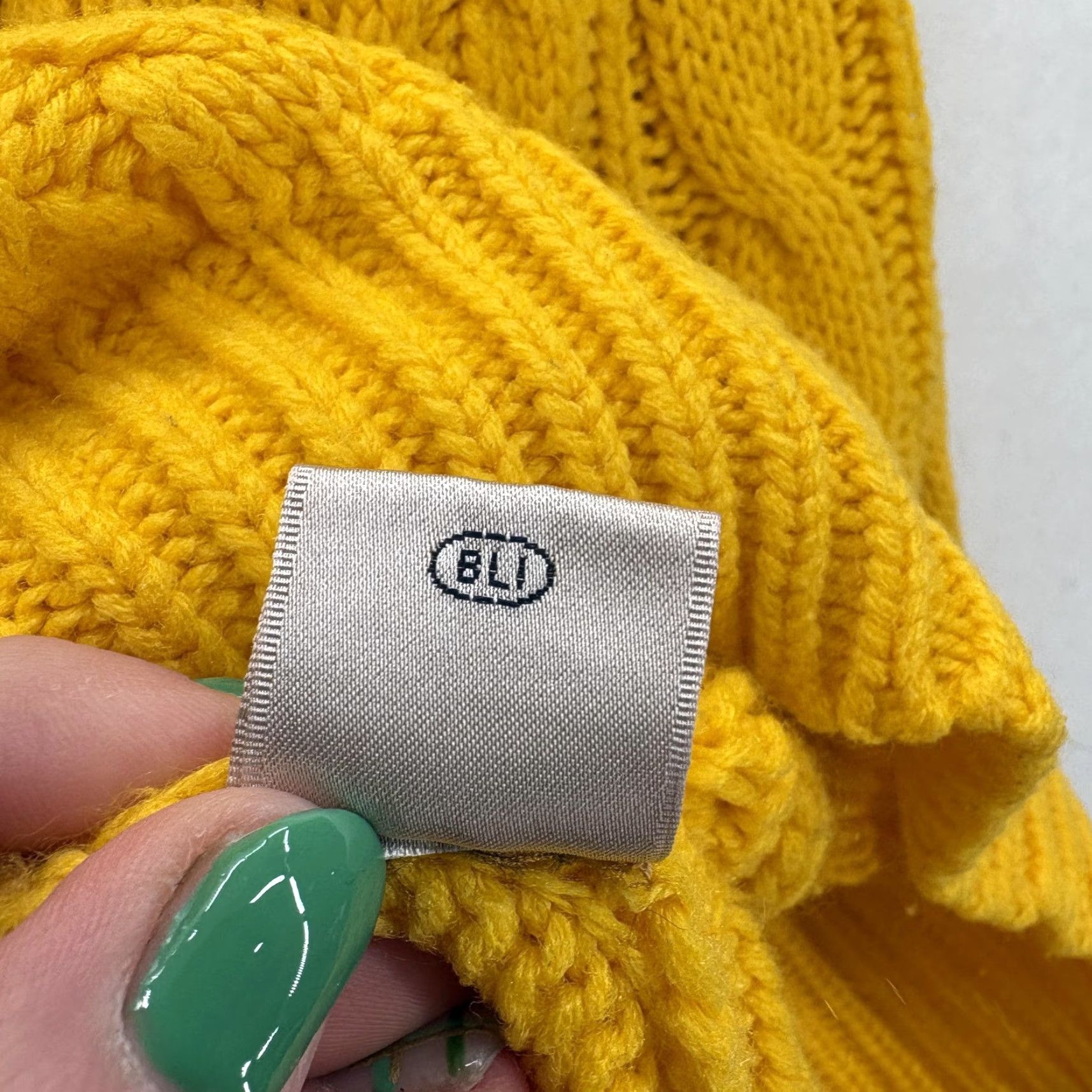 Arrow VINTAGE Shelter Bay by Arrow Sweater Mens Medium Yellow Cable-Knit Crew Neck 90s Fisherman Lightweight Knit Pullover Casual Size US M / EU 48-50 / 2 - 6 Thumbnail