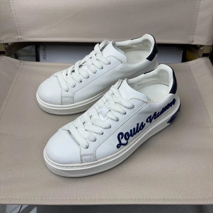 Louis Vuitton Louis Vuitton White Casual Sneakers -2508 Size US 5.5 / EU 38 - 1 Thumbnail