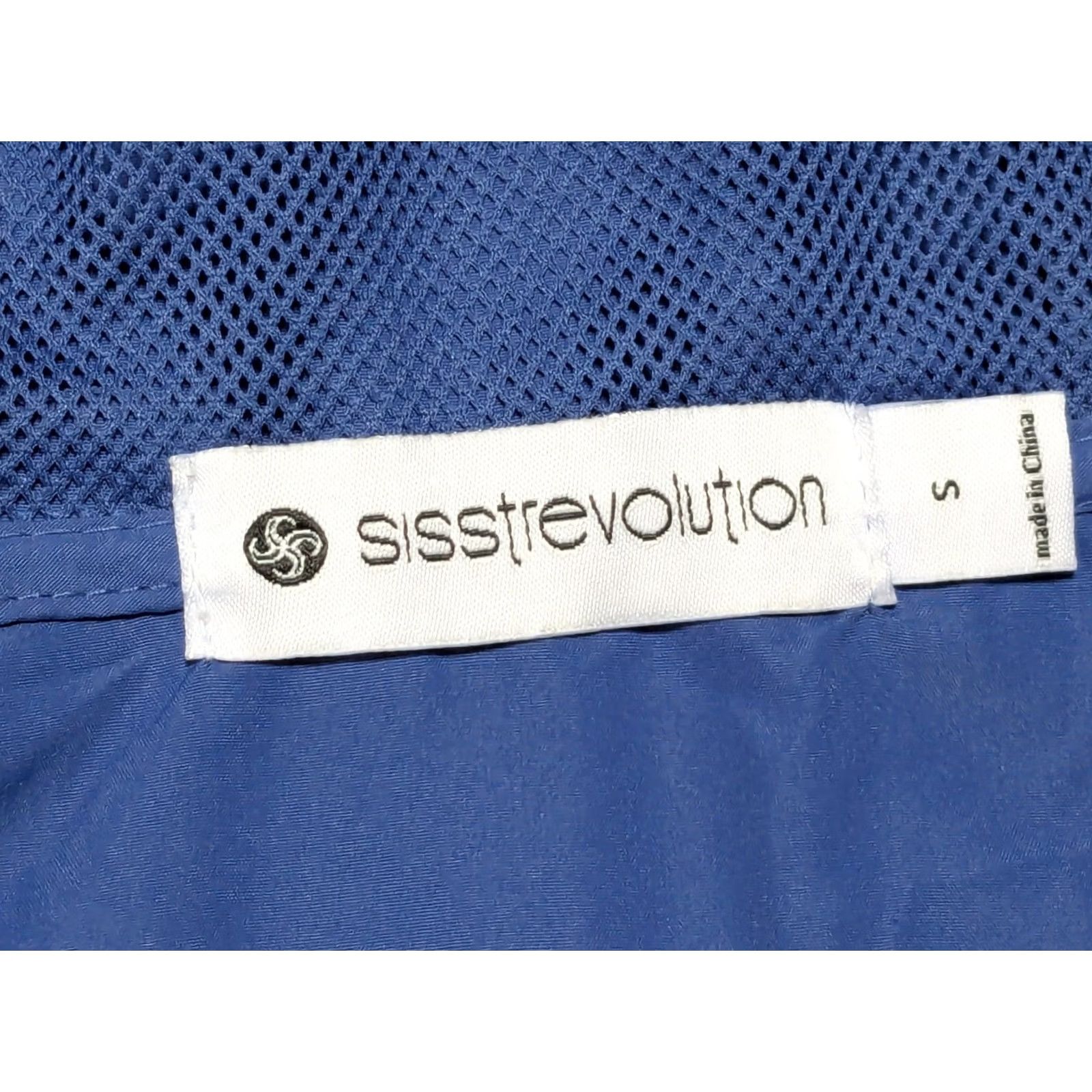 Vintage SISSTREVOLUTION Respect The Sea Blue 1/4 Zip Hooded Windbreaker - Women Small Jacket, Windbreaker, Hooded, Blue, XS? Size S / US 4 / IT 40 - 5 Thumbnail