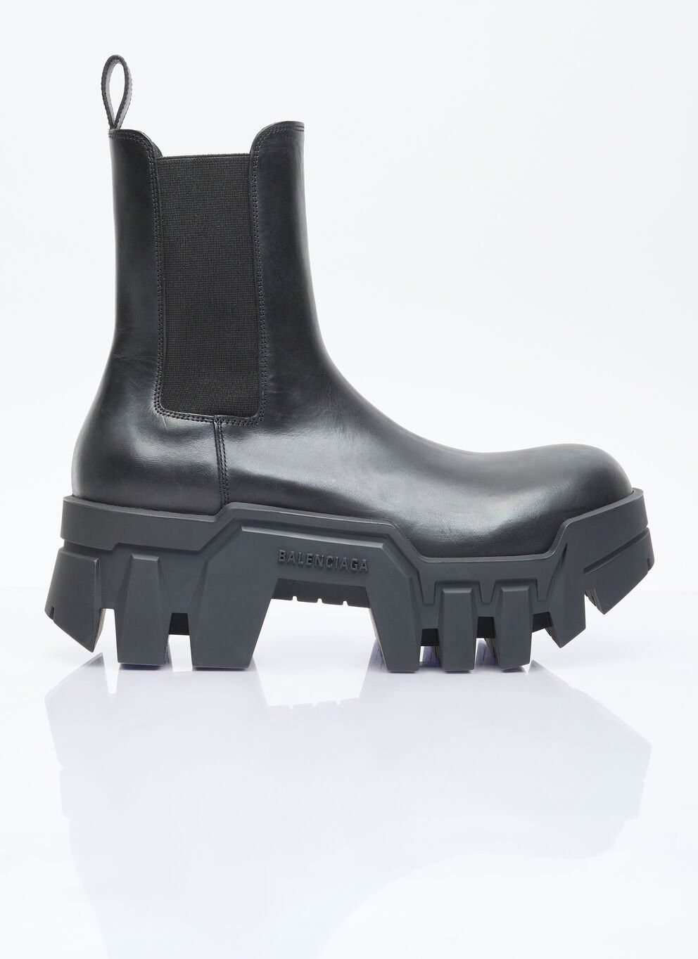 image of Balenciaga Bulldozer Chelsea Boots in Black, Women's (Size 11)