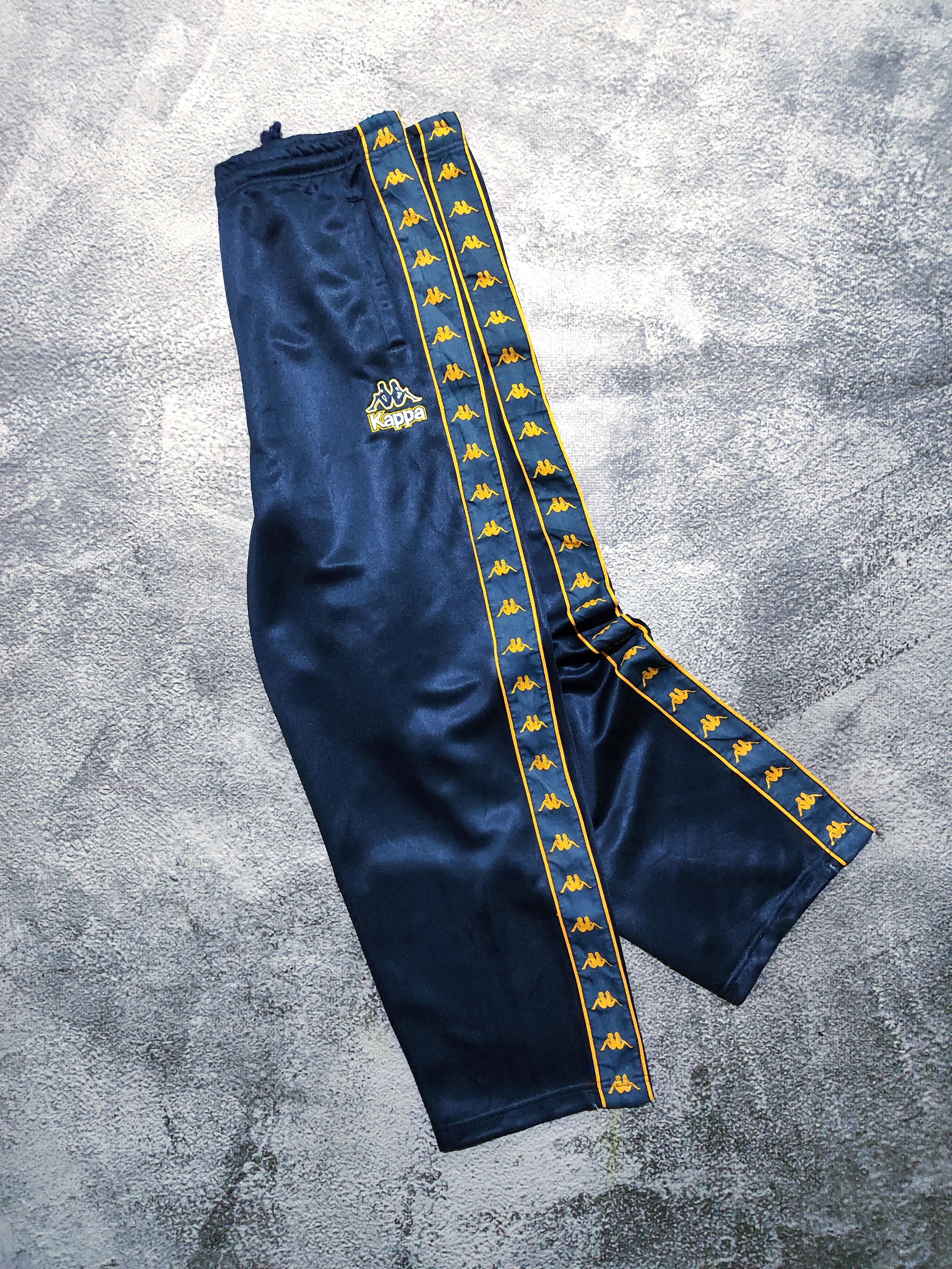 Kappa Vintage Y2k Kappa Baggy Track Pants Size US 35 - 1 Thumbnail