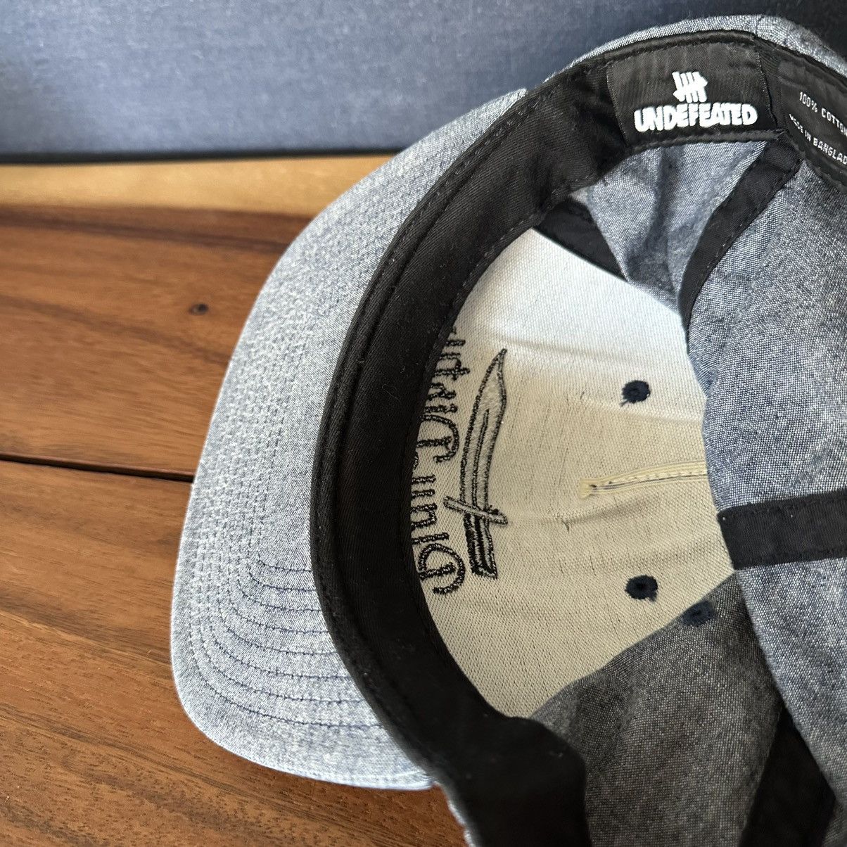 Undefeated Undefeated UNDFTD Play Dirty Chambray Snapback Hat Size ONE SIZE - 7 Thumbnail